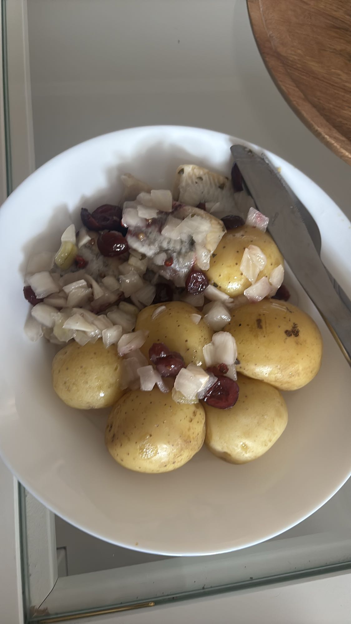 Śledź z ziemniakami