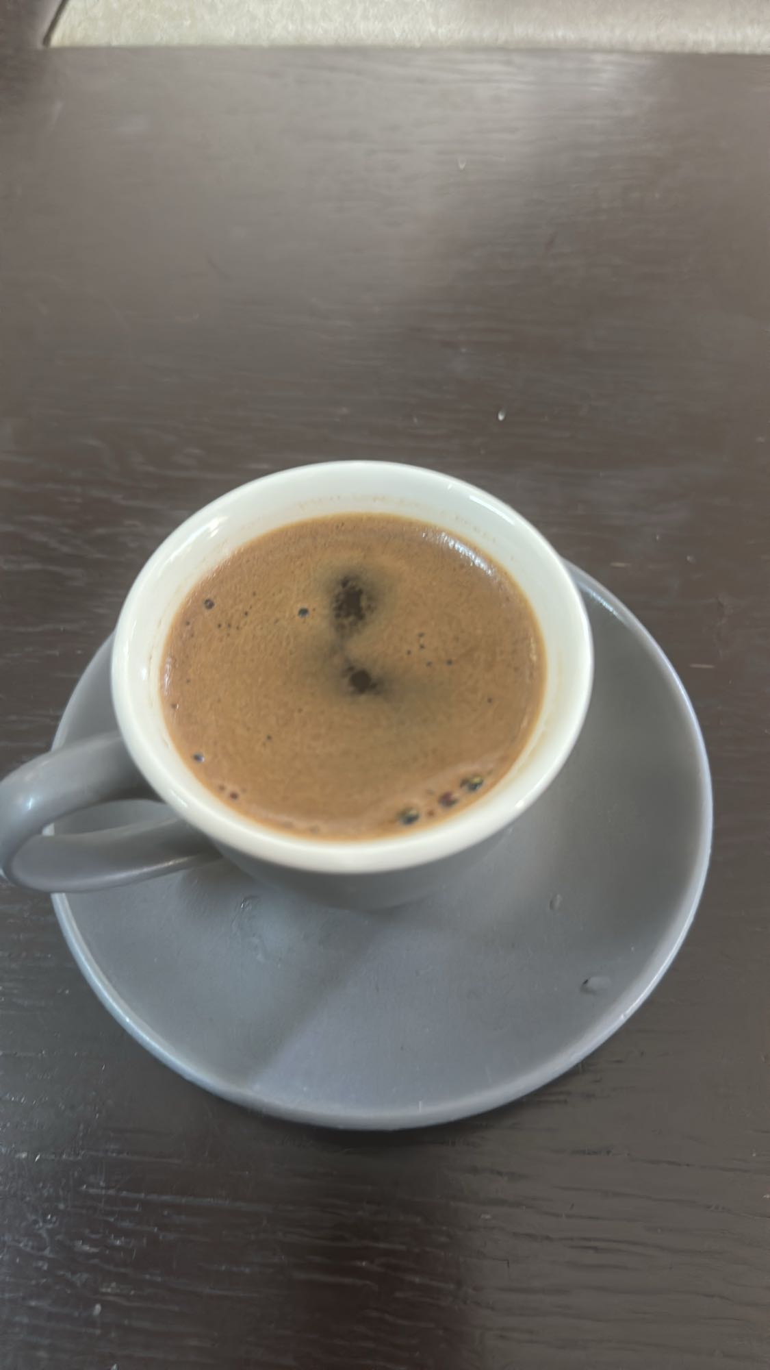 Black coffee with chocolate