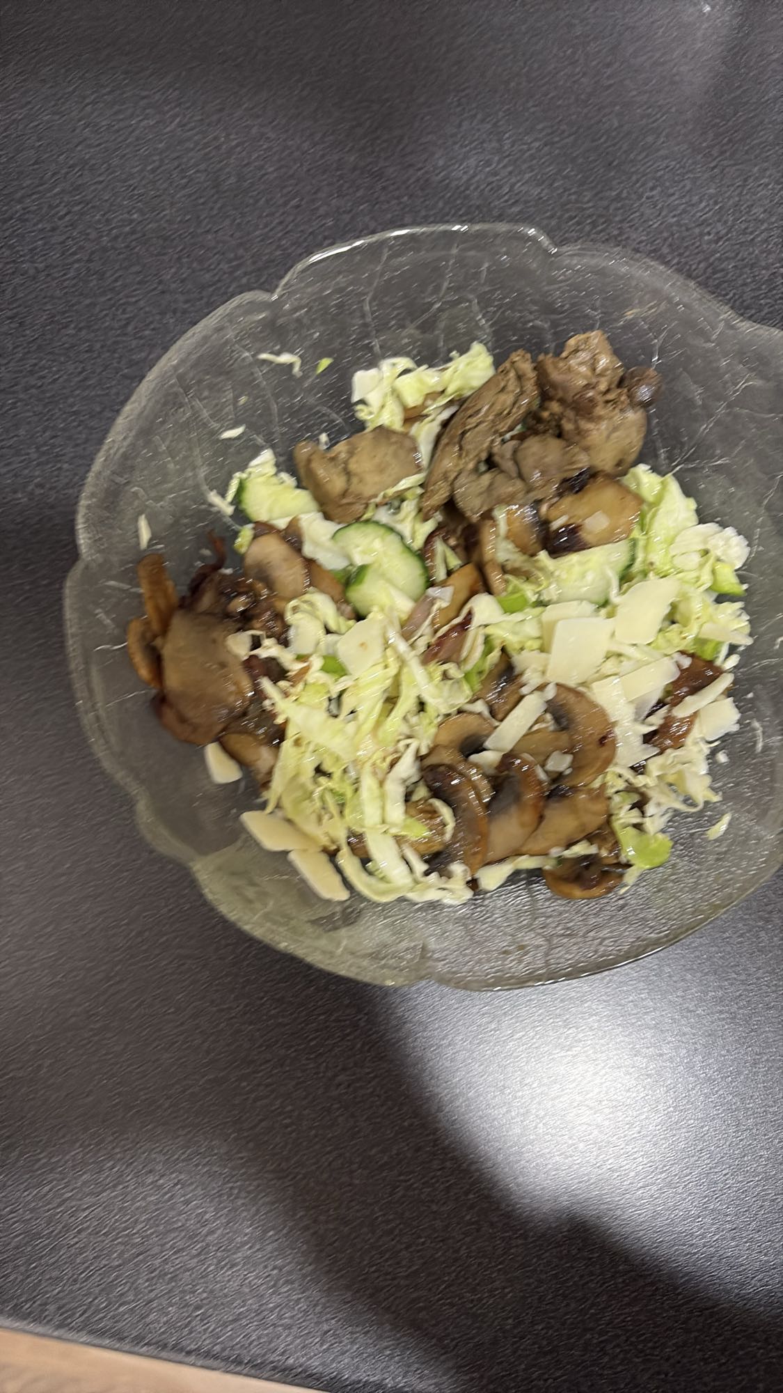 Kyllingsalat med sopp