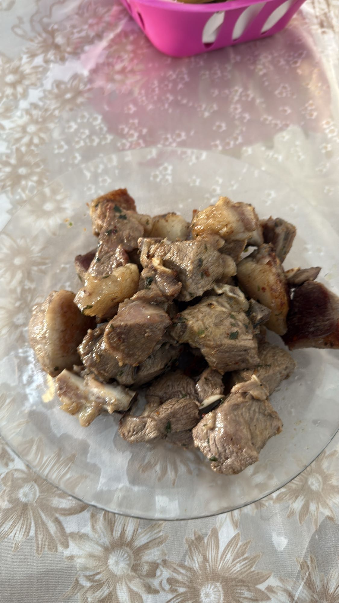 carne asada en trozos