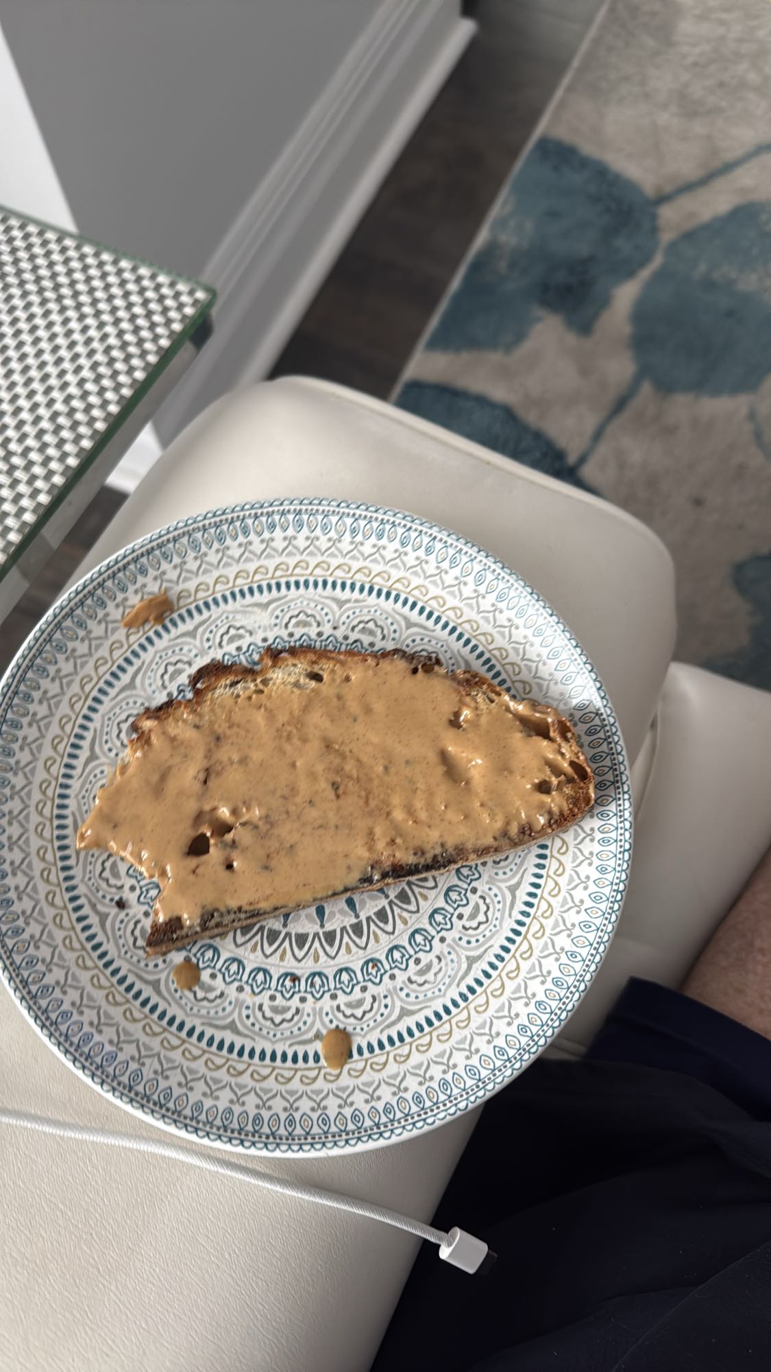 Tartine beurre de cacahuète