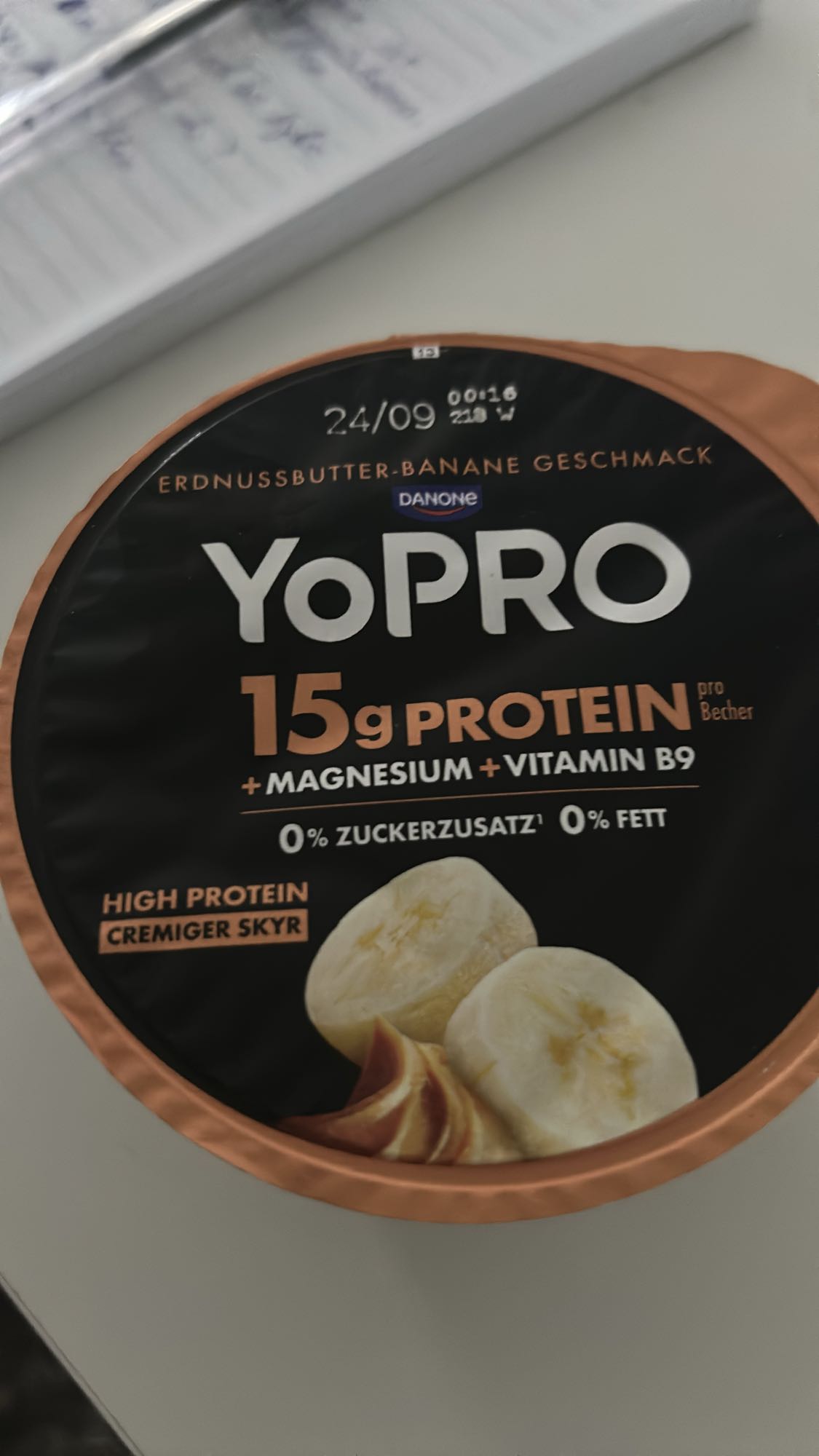 YoPro Erdnussbutter-Banane