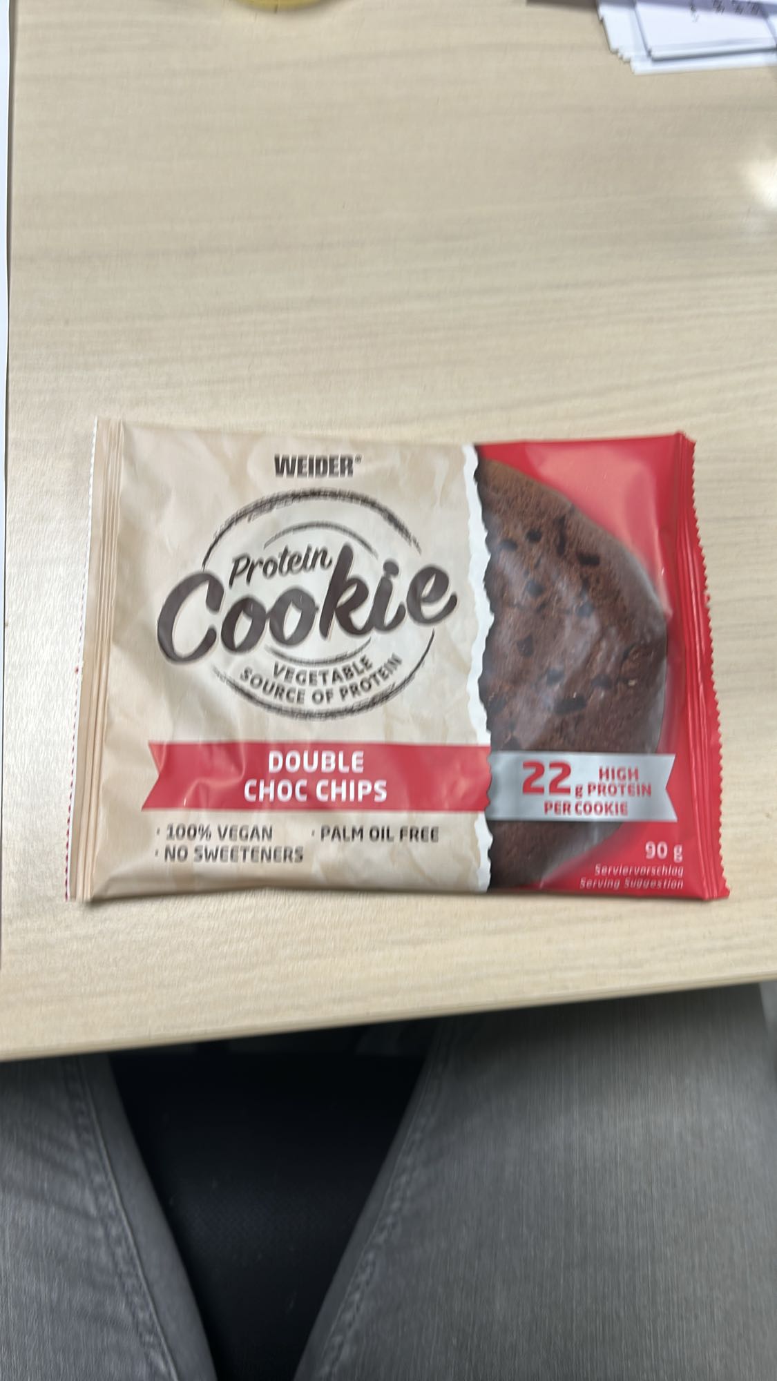 Cookie protéiné double chocolat