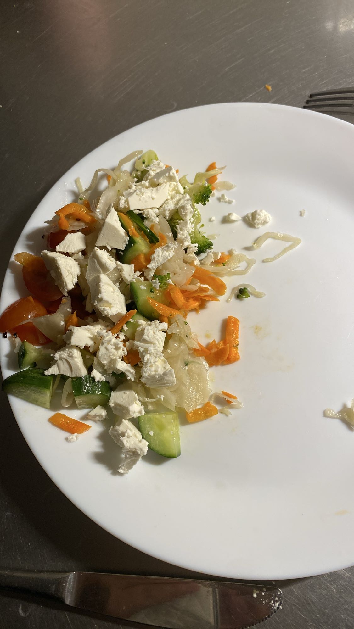 Grönsakssallad med feta
