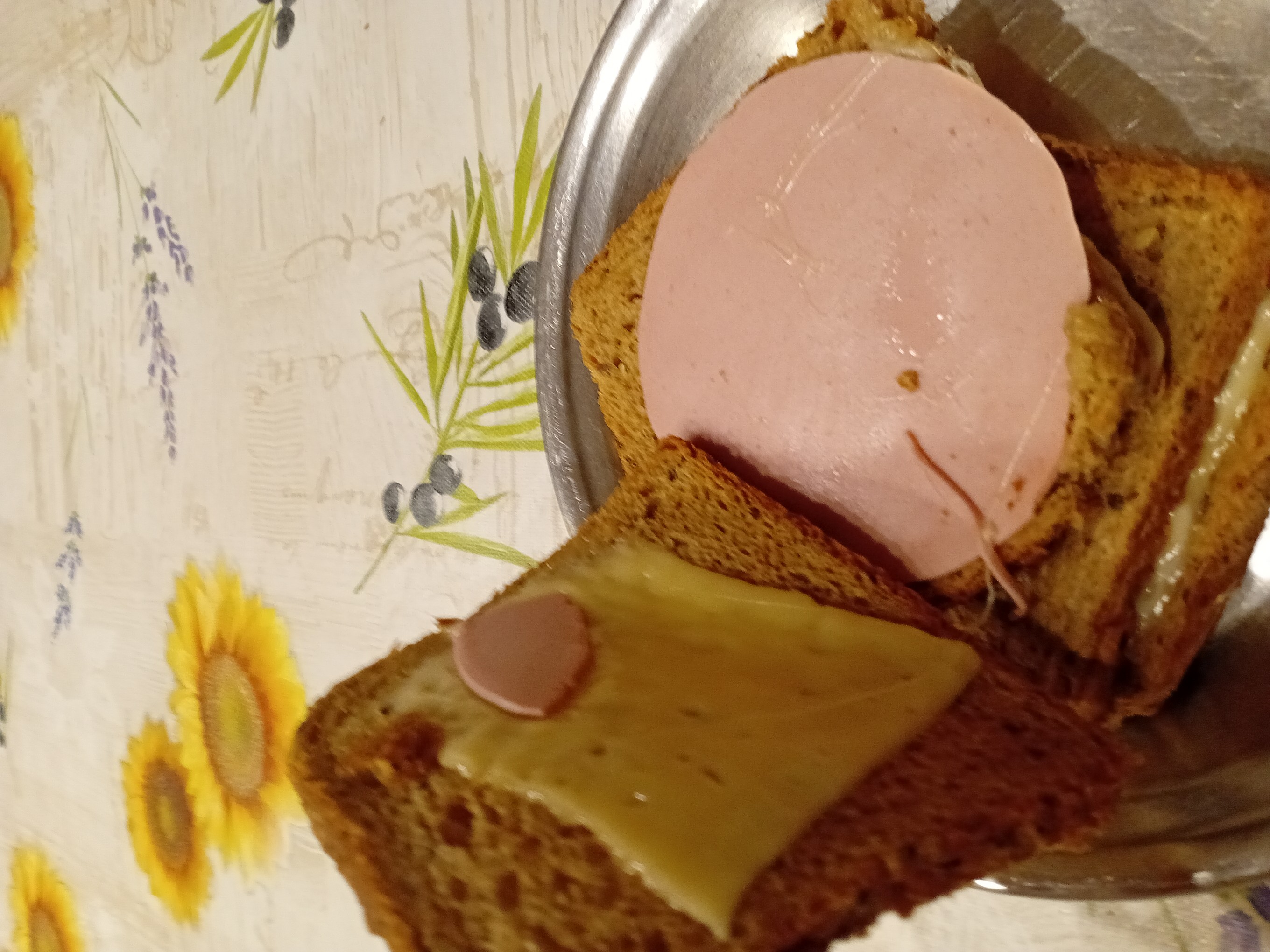 Bologna Cheese Sandwich