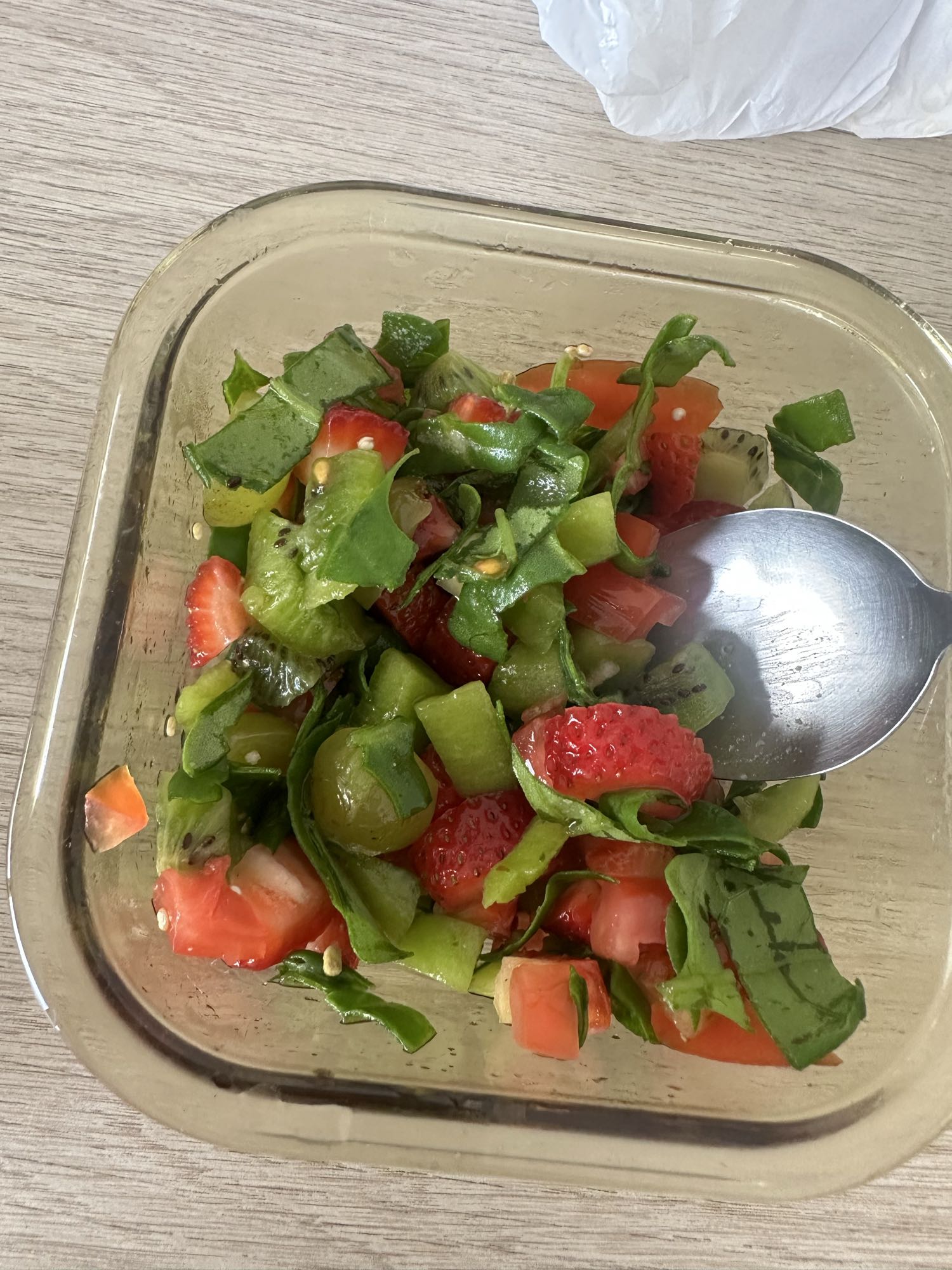 ensalada de frutas y verduras