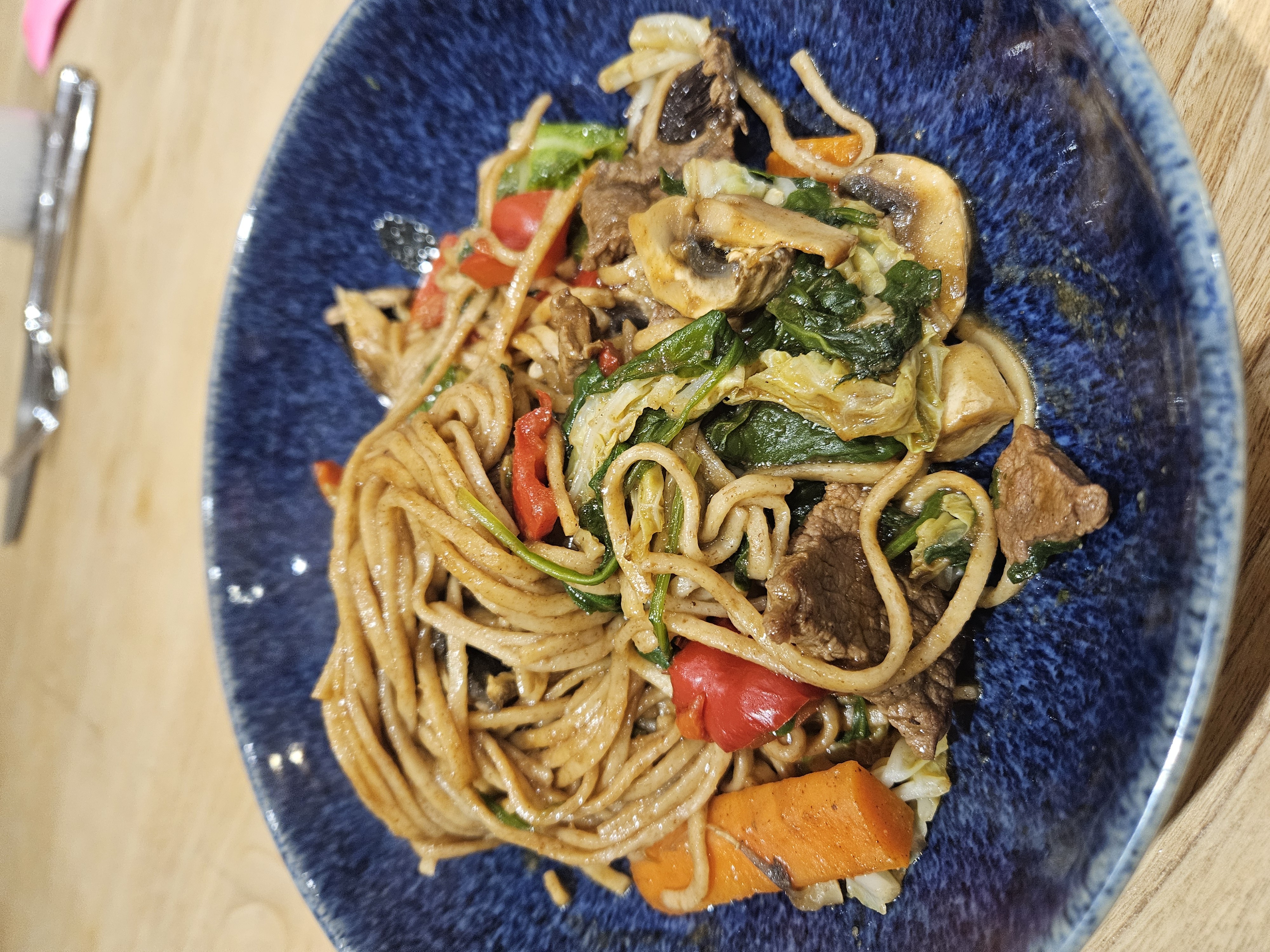 Beef Vegetable Noodle Stir Fry
