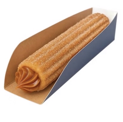 Churro com doce de leite