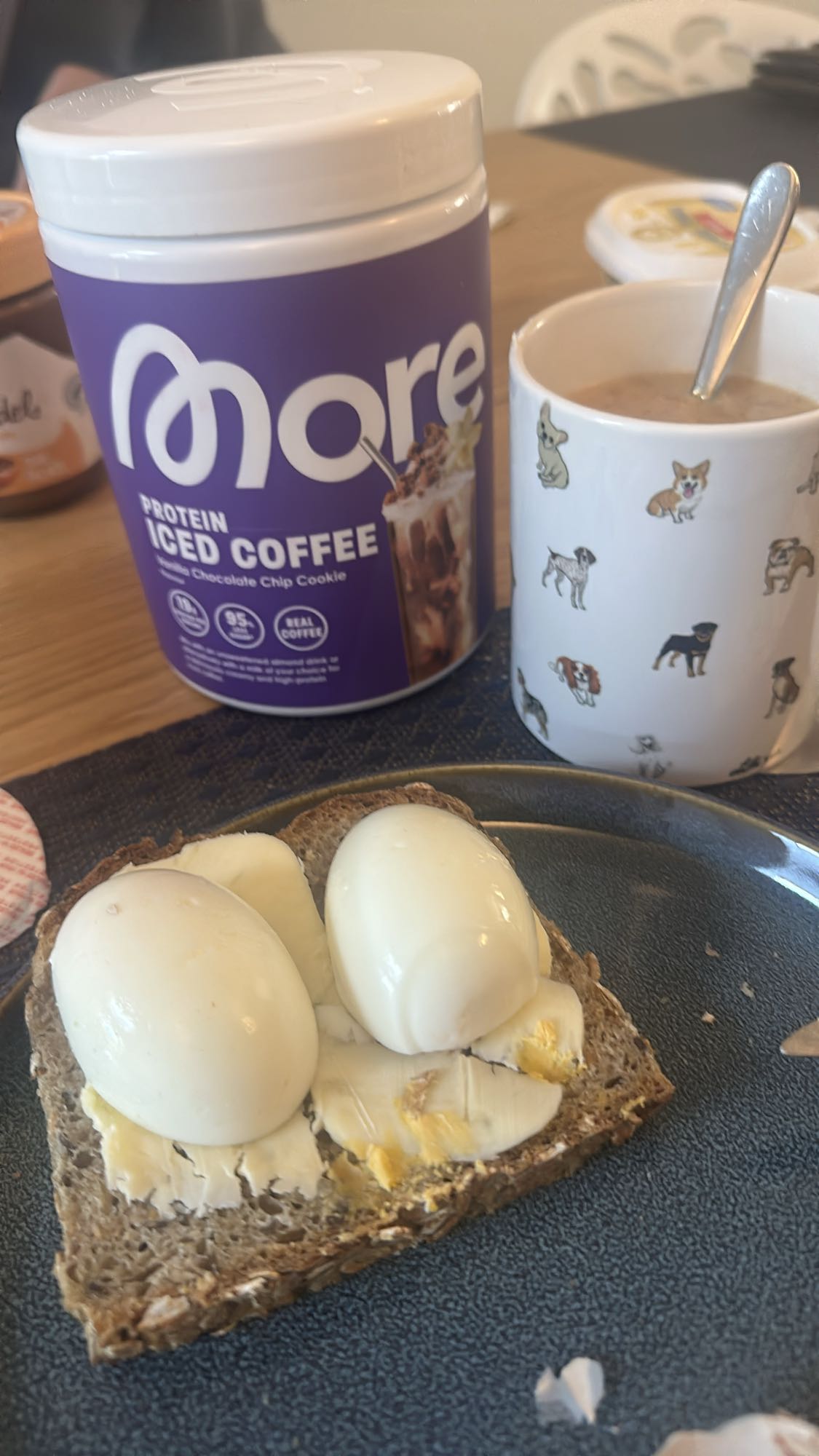 Egg Toast & Protein Coffee