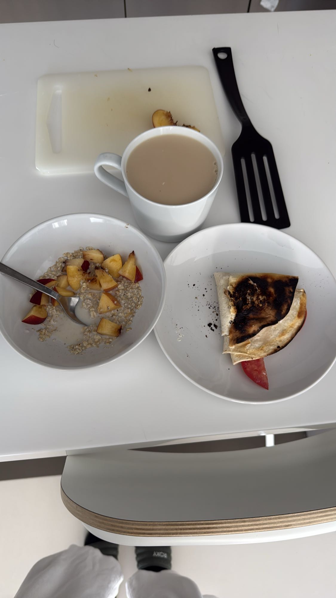 овсянка и кесадилья