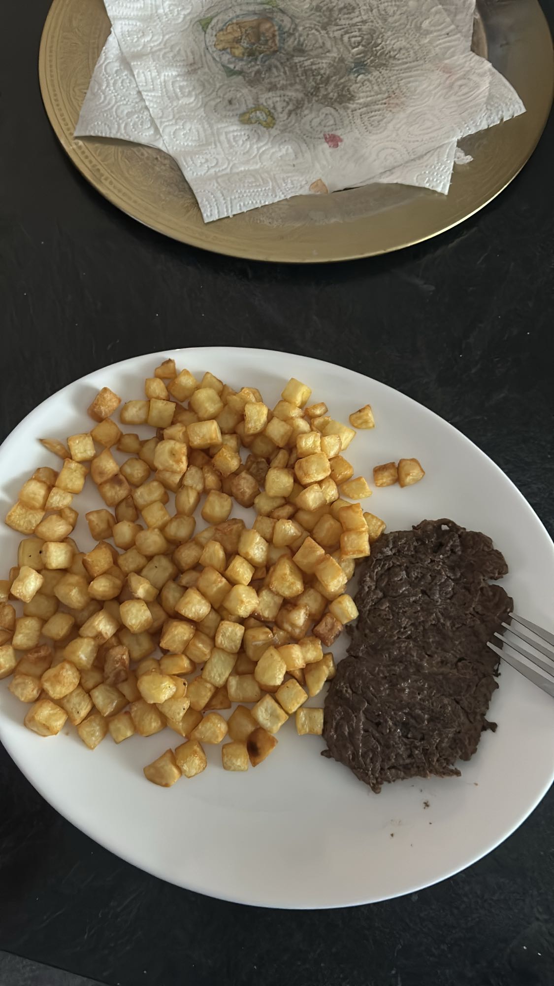steak et pommes sautées