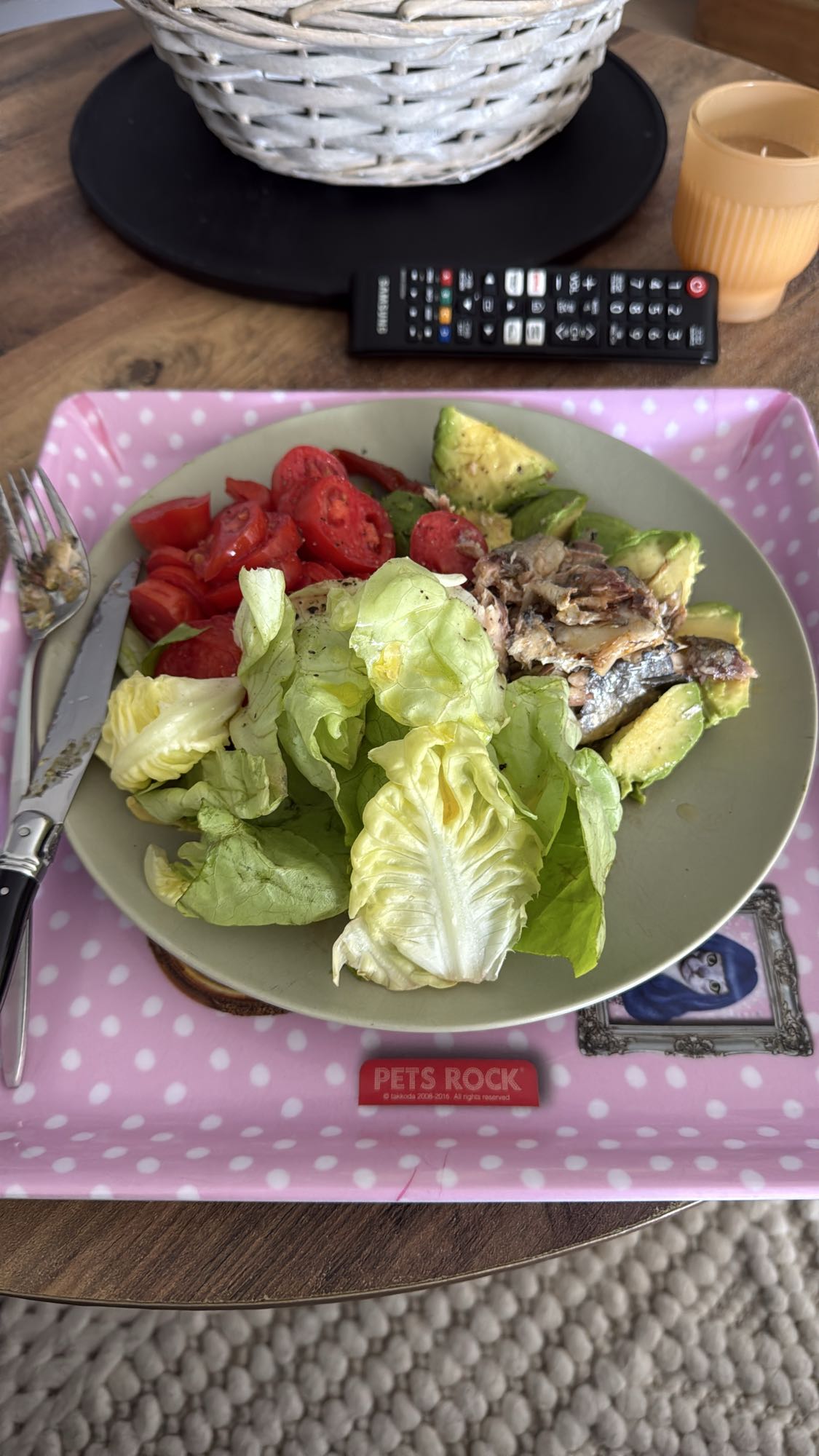 Salade sardine avocat