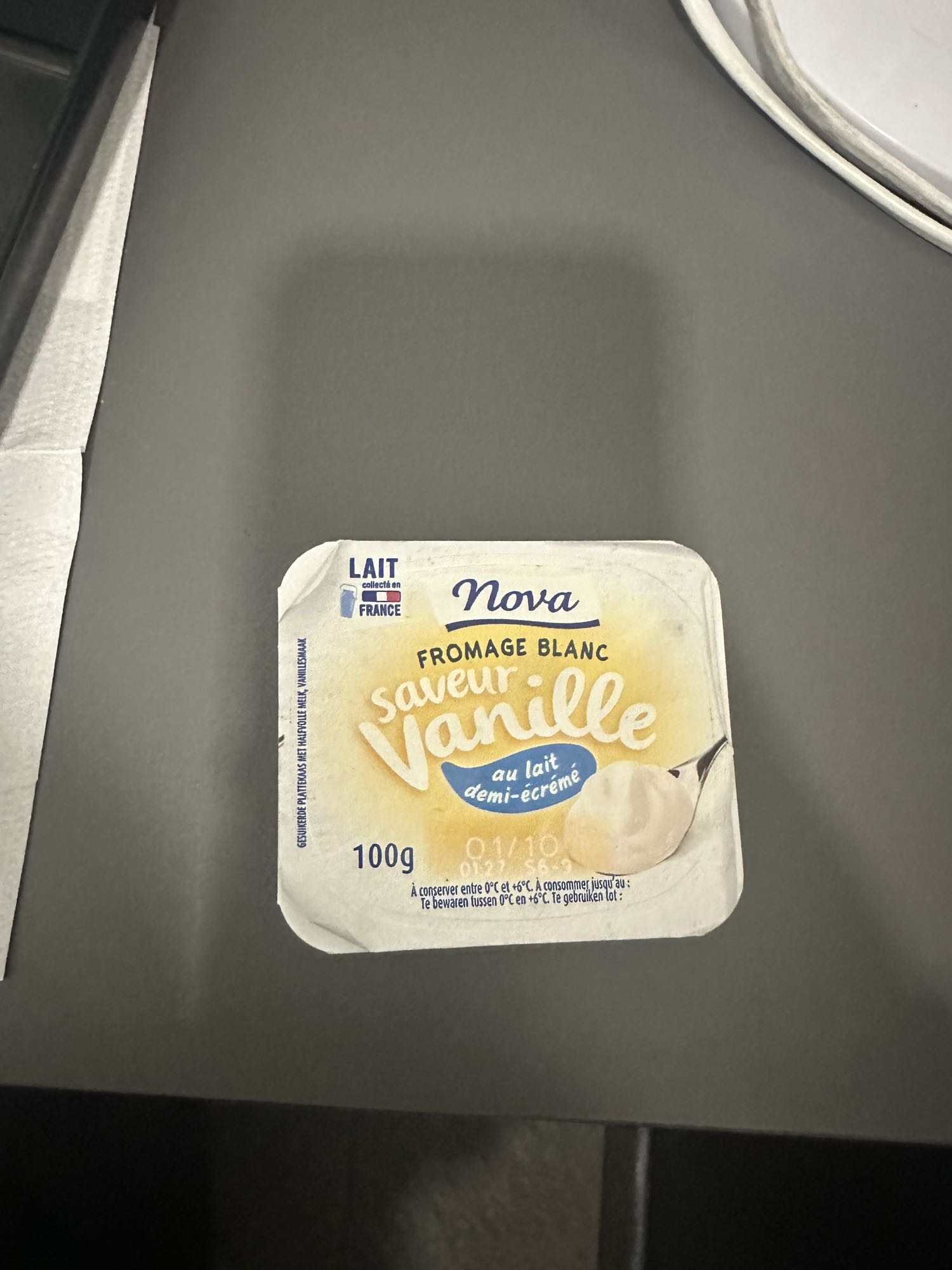 Fromage blanc vanille