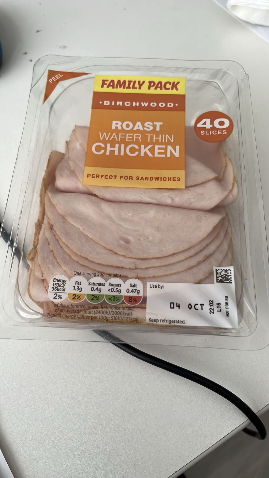 Wafer Thin Chicken Slices