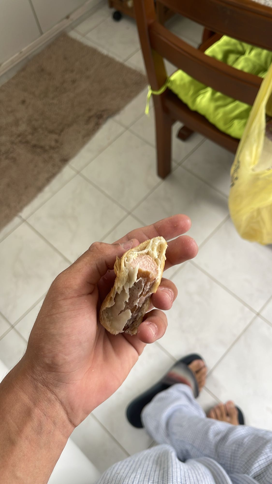 enroladinho de salsicha