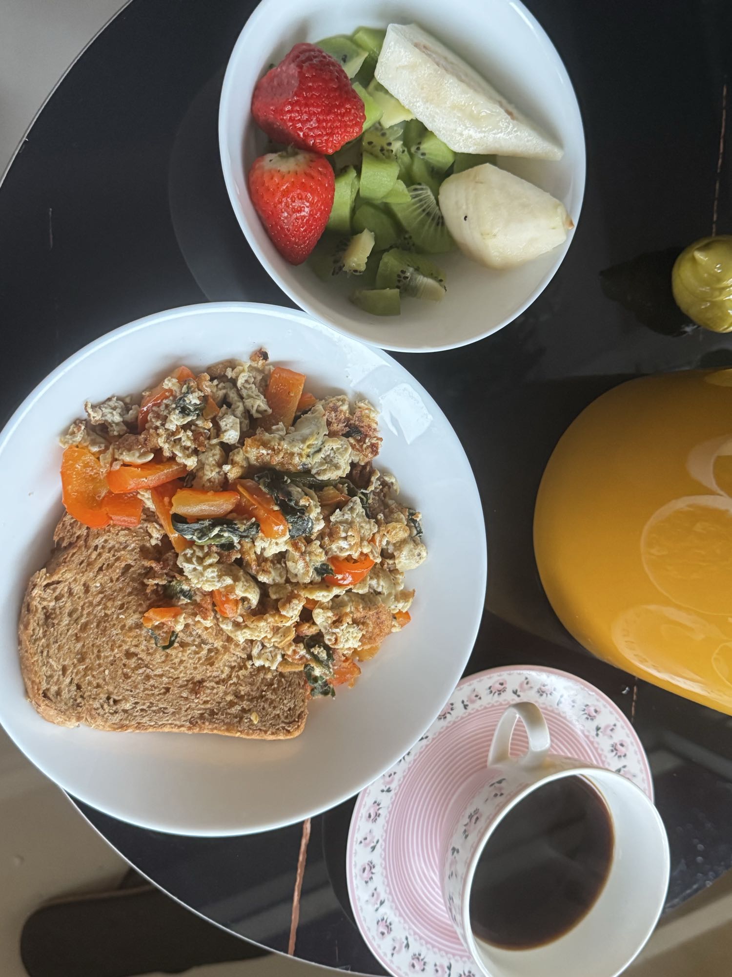 Desayuno saludable mixto