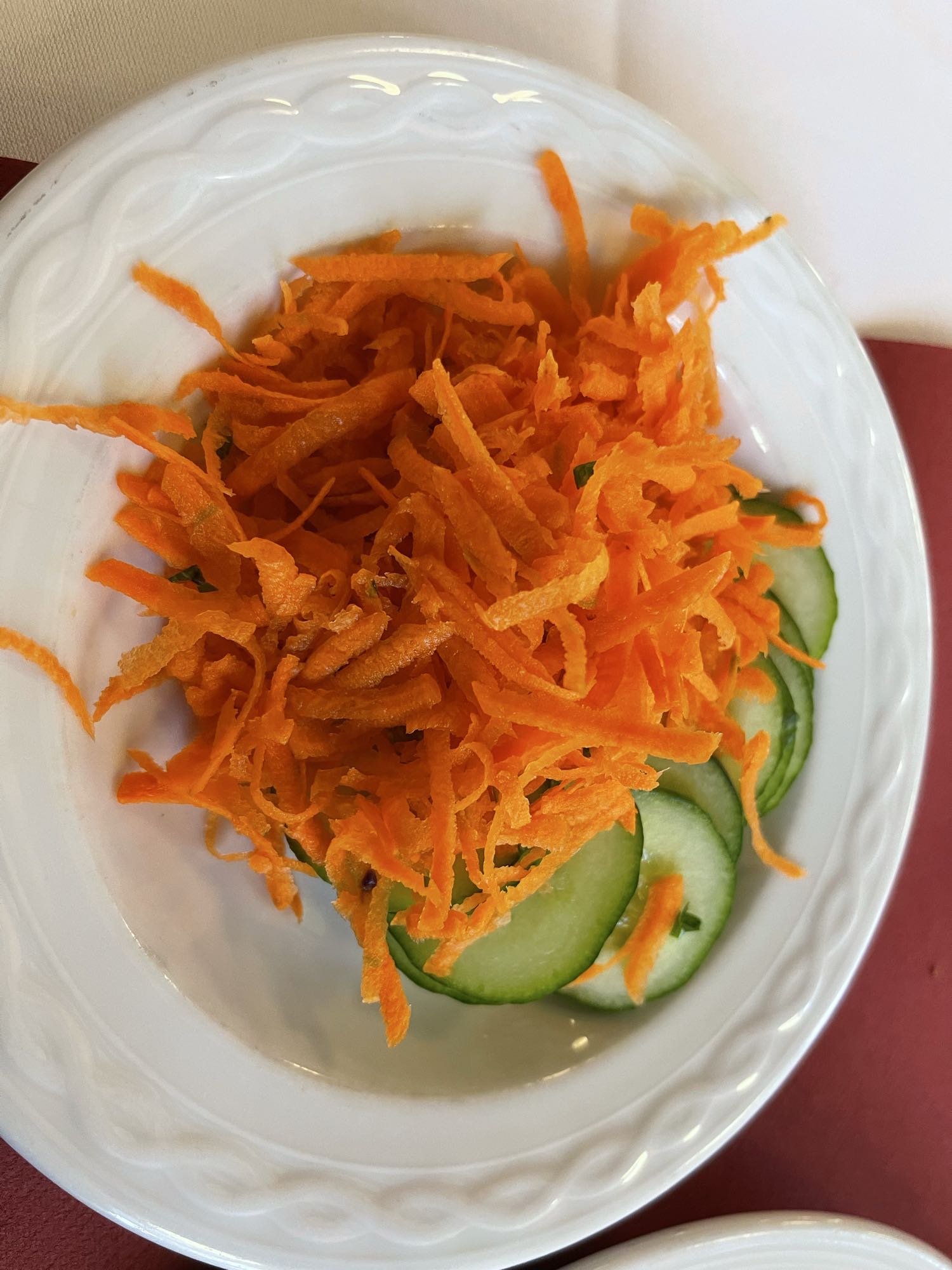 Geraspte wortel salade