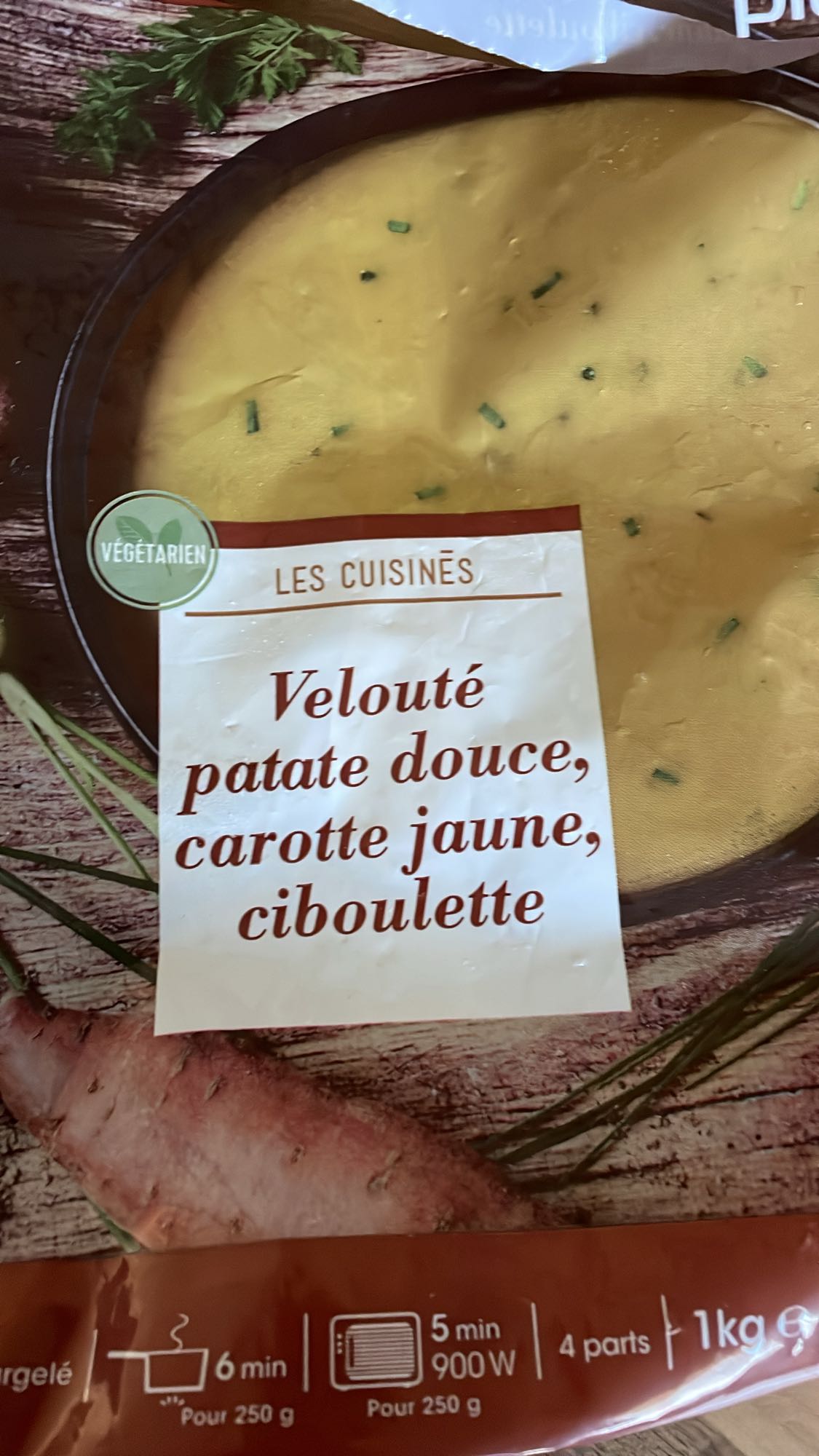 Velouté patate douce
