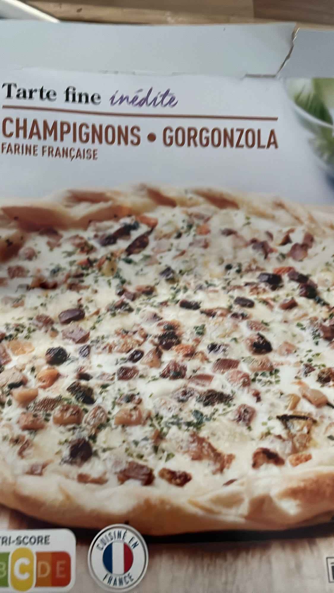 Tarte champignons gorgonzola