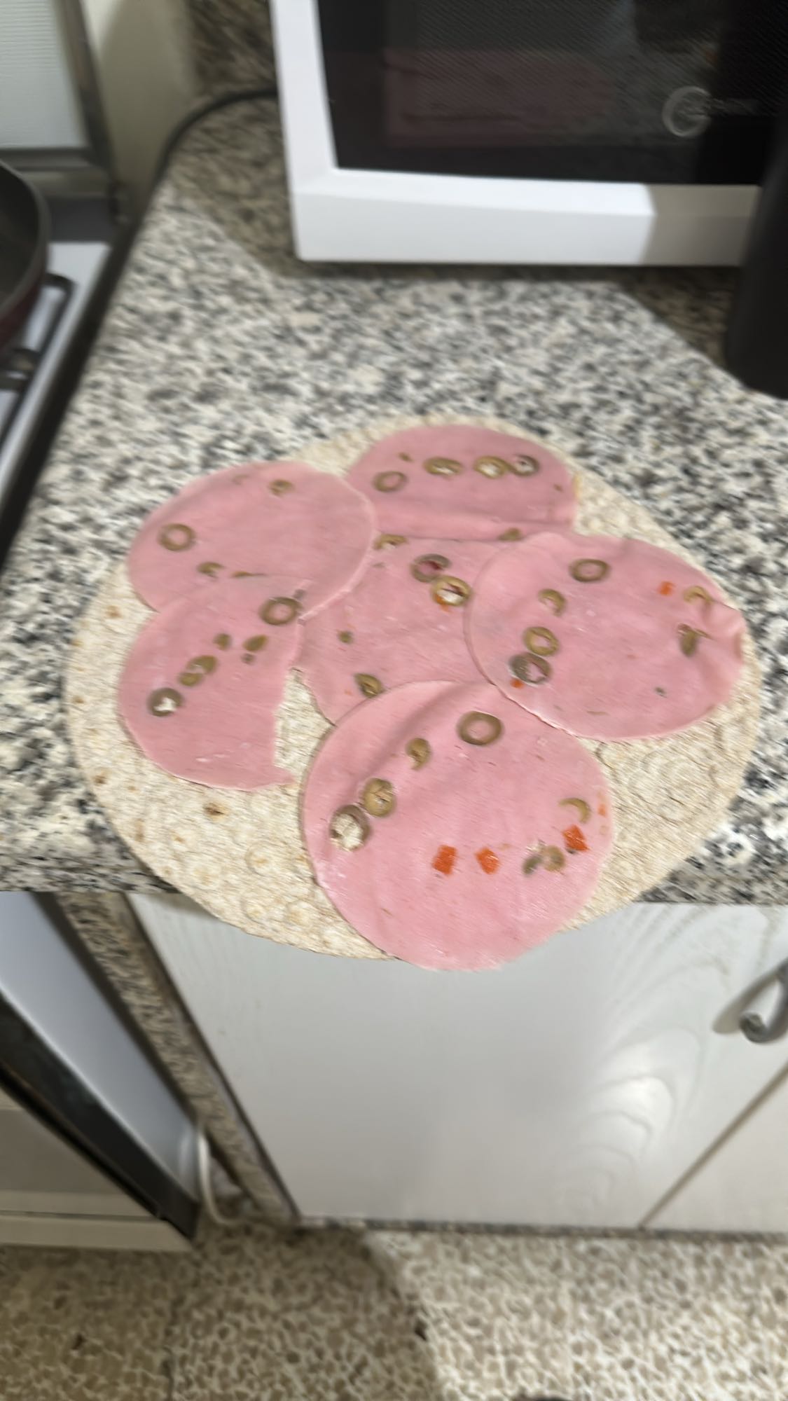 Olive Mortadella Wrap