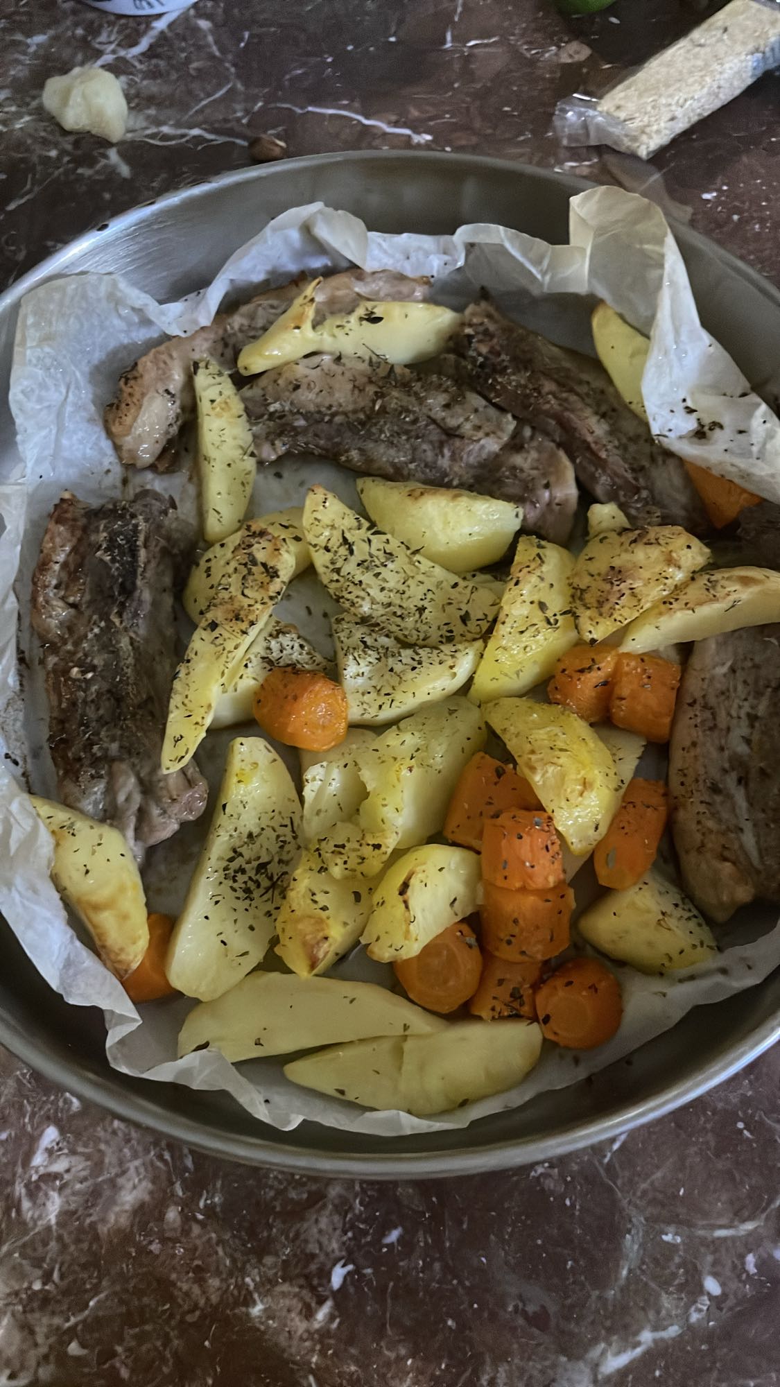 Baked Meat & Veggies