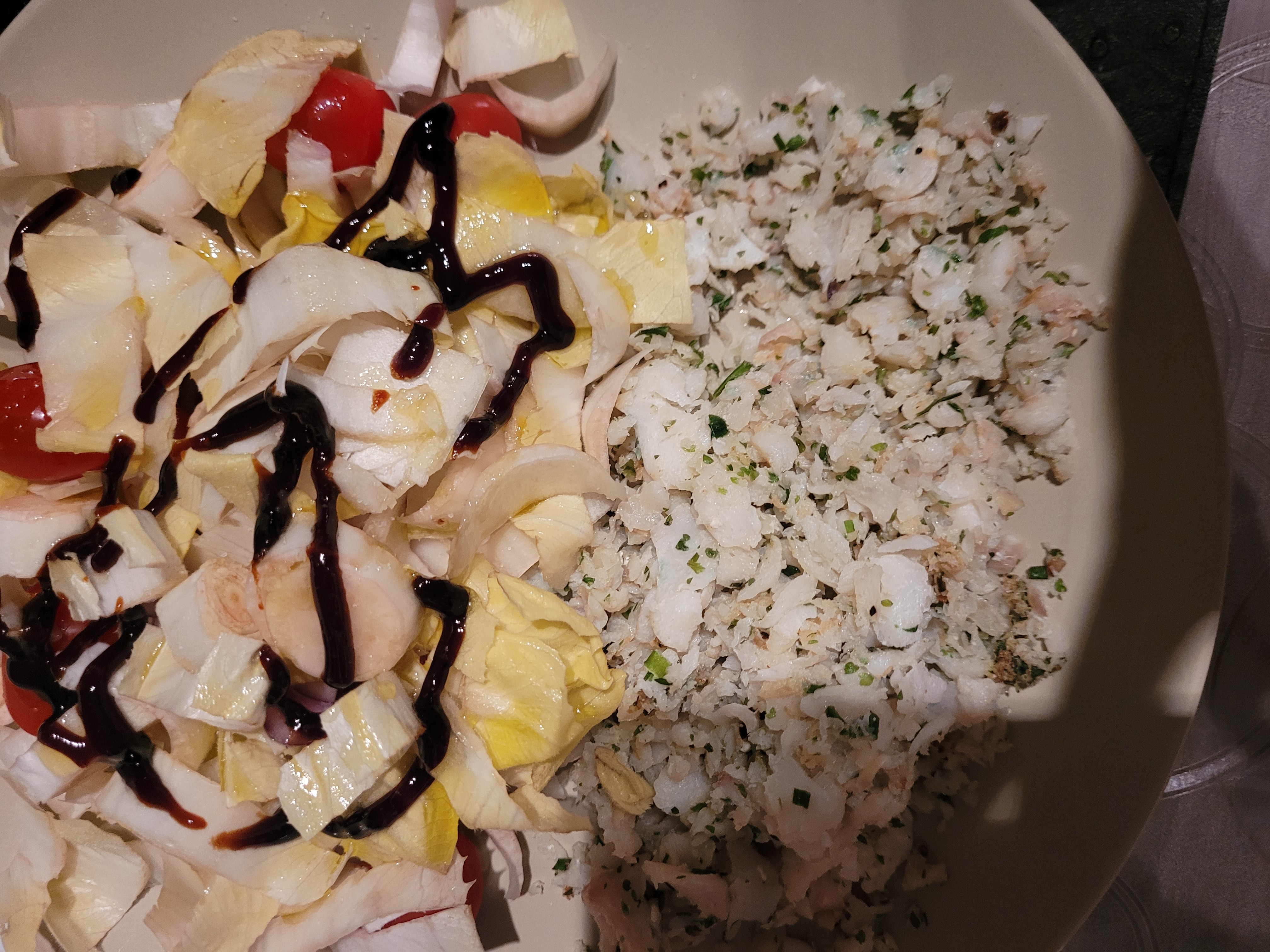 Salade de poisson et endives