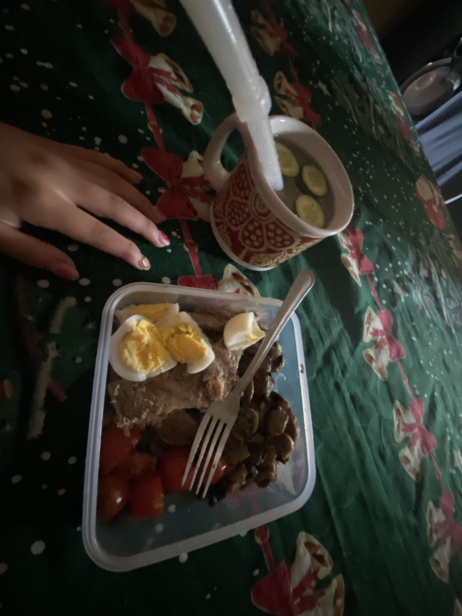 Desayuno saludable con huevo