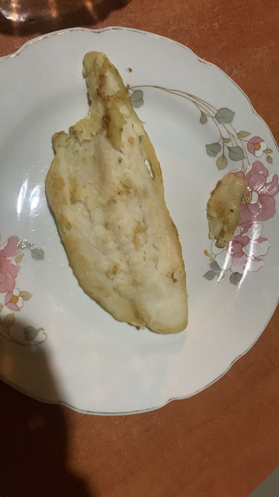 Pan-fried fish fillet