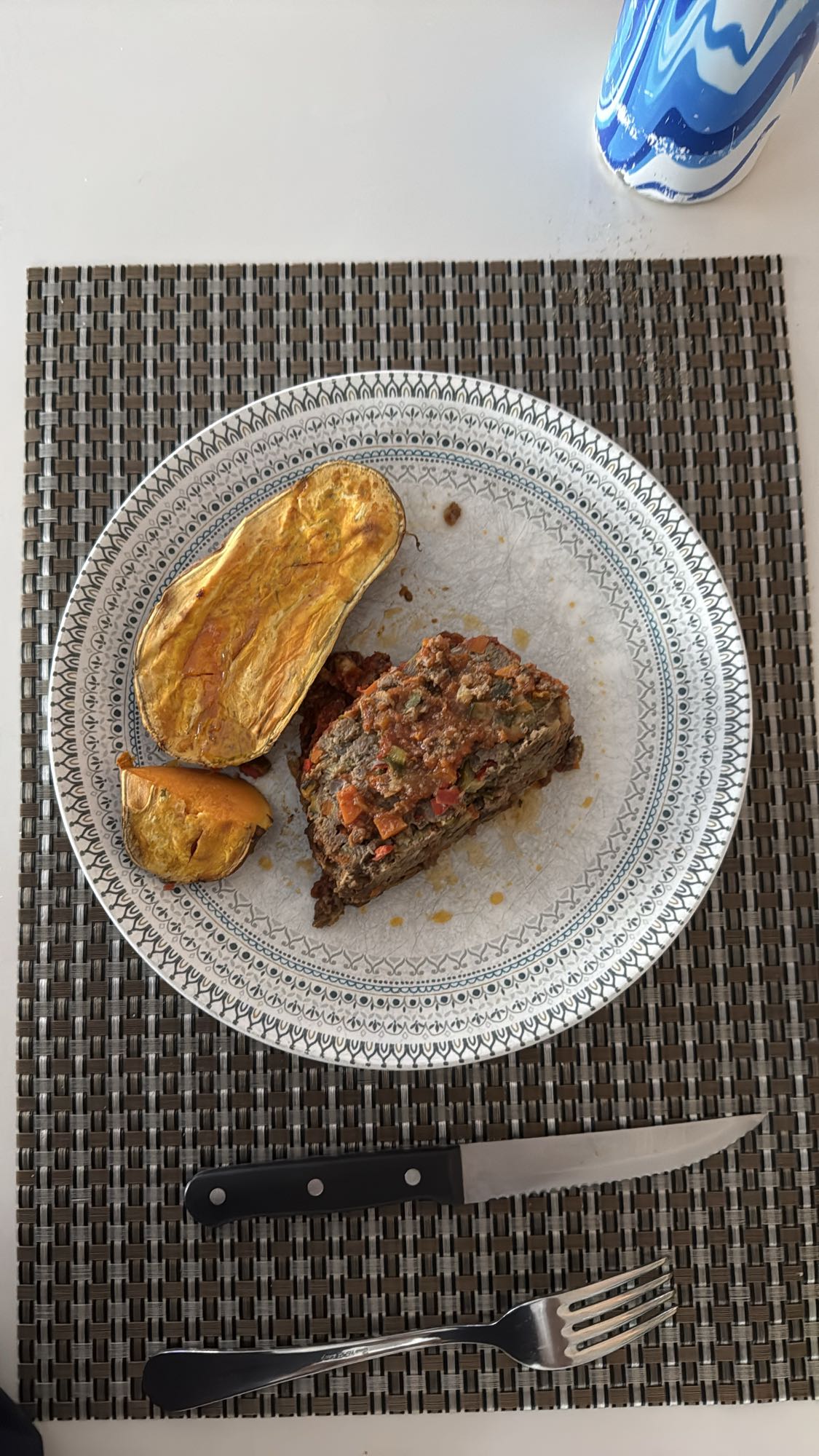 Pain de viande et patate douce