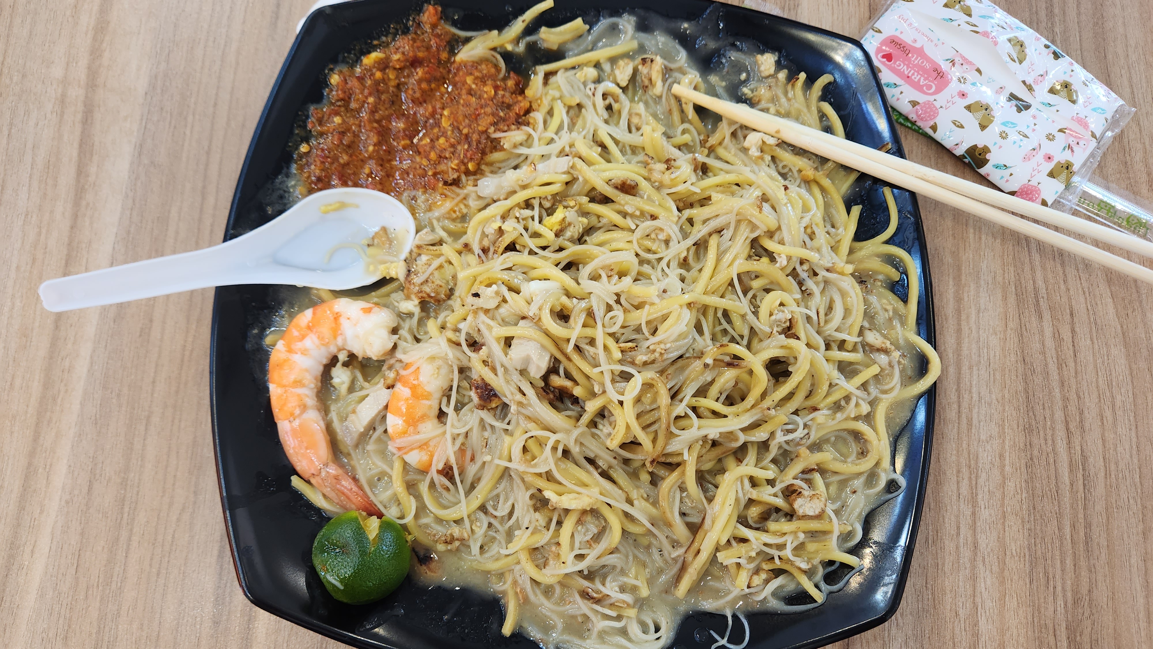 Hokkien prawn noodles