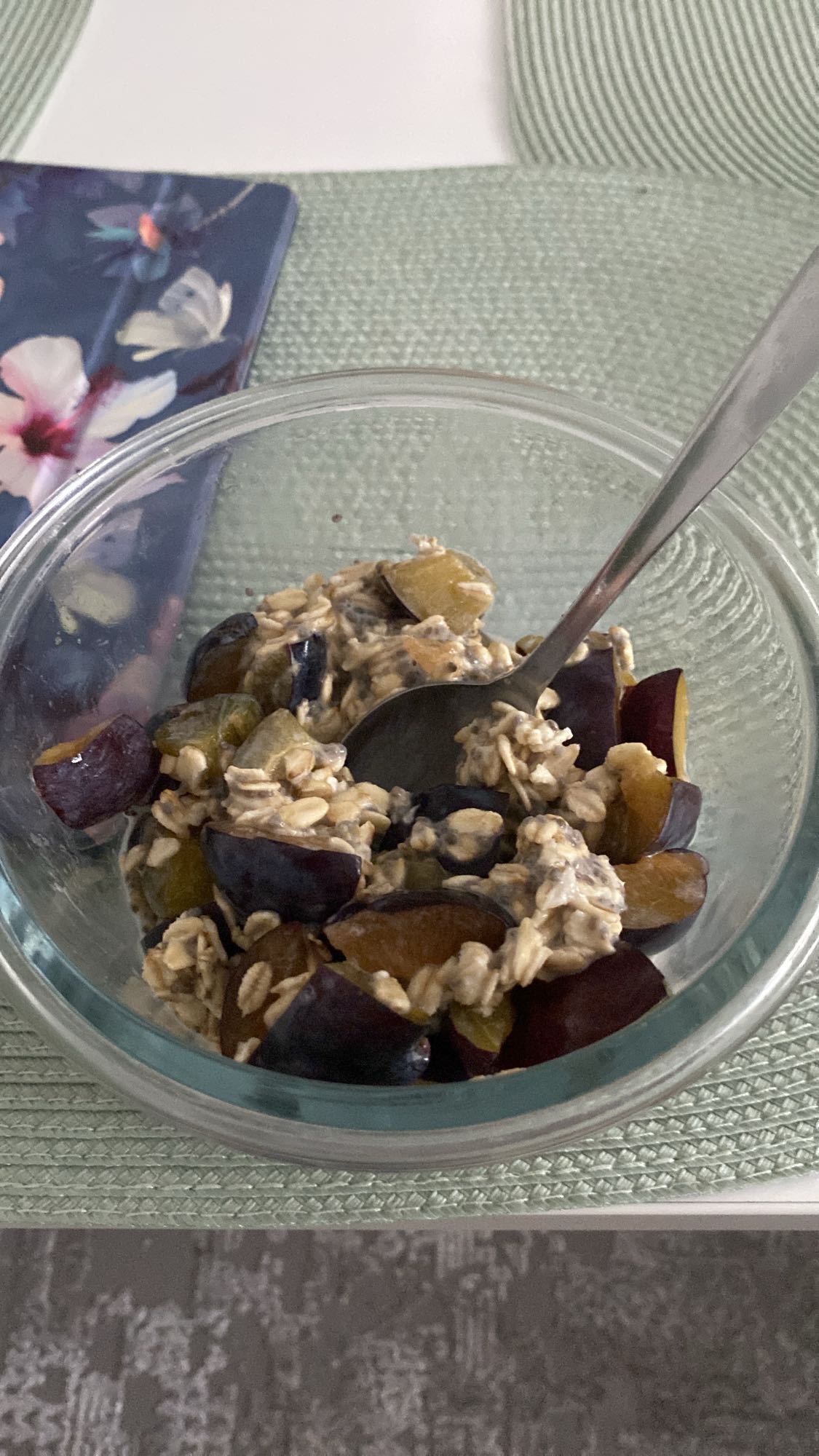 owsianka ze śliwkami