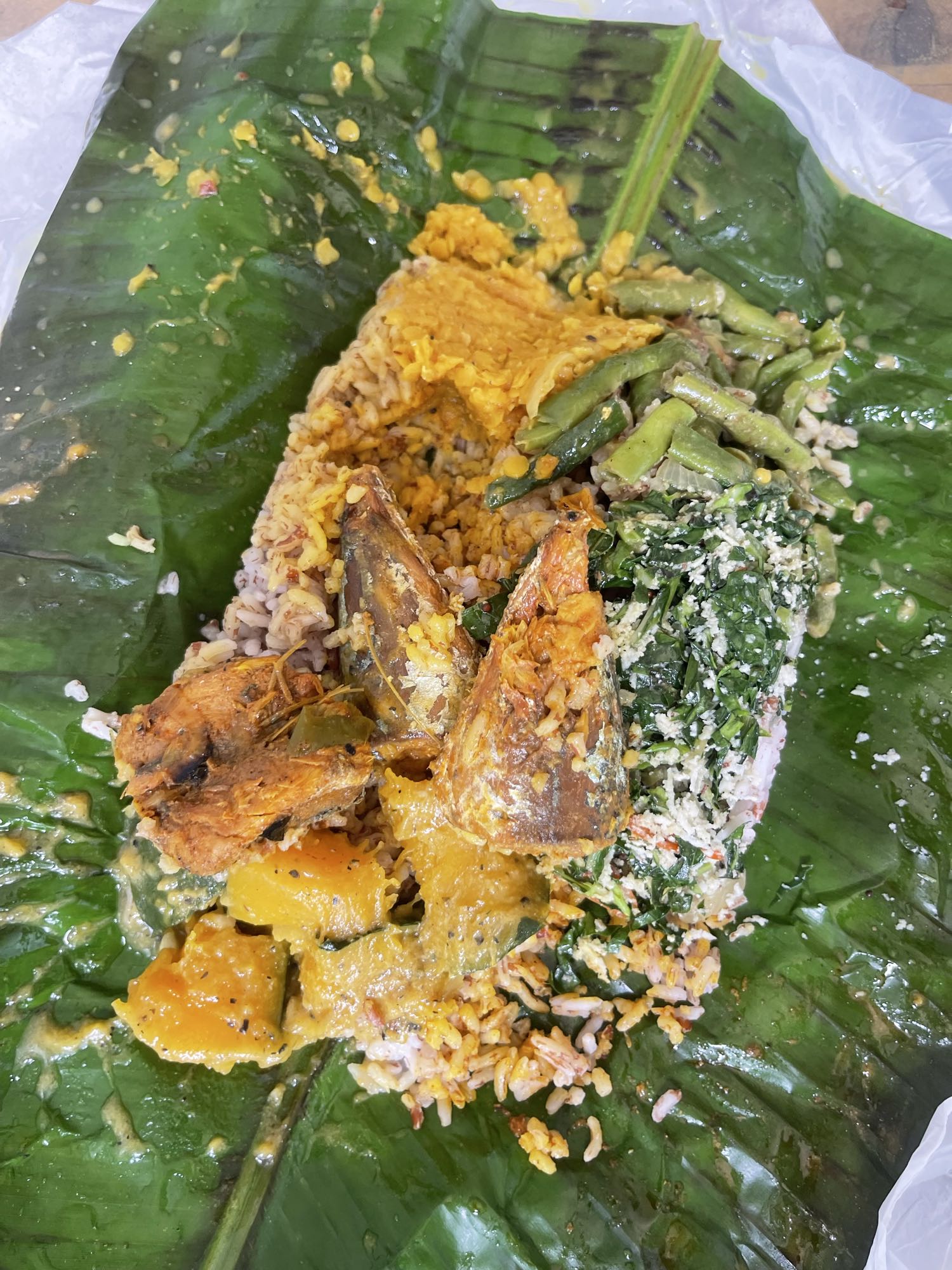 Banana Leaf Rice Meal