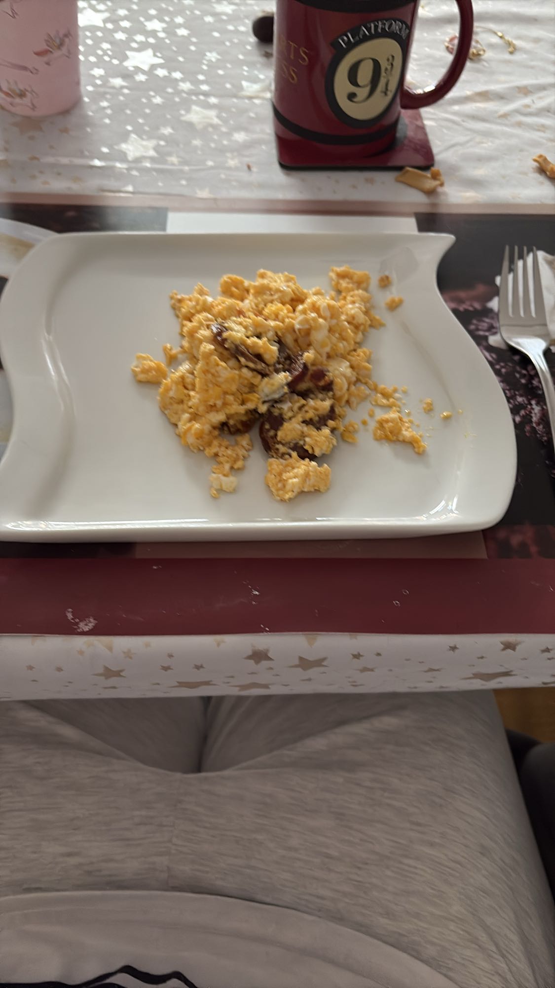 Rántotta kolbásszal