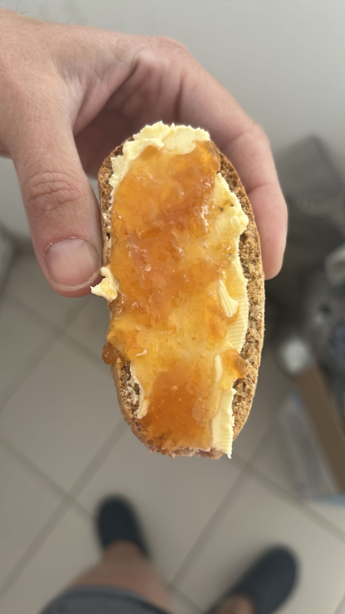 Tartine beurre confiture