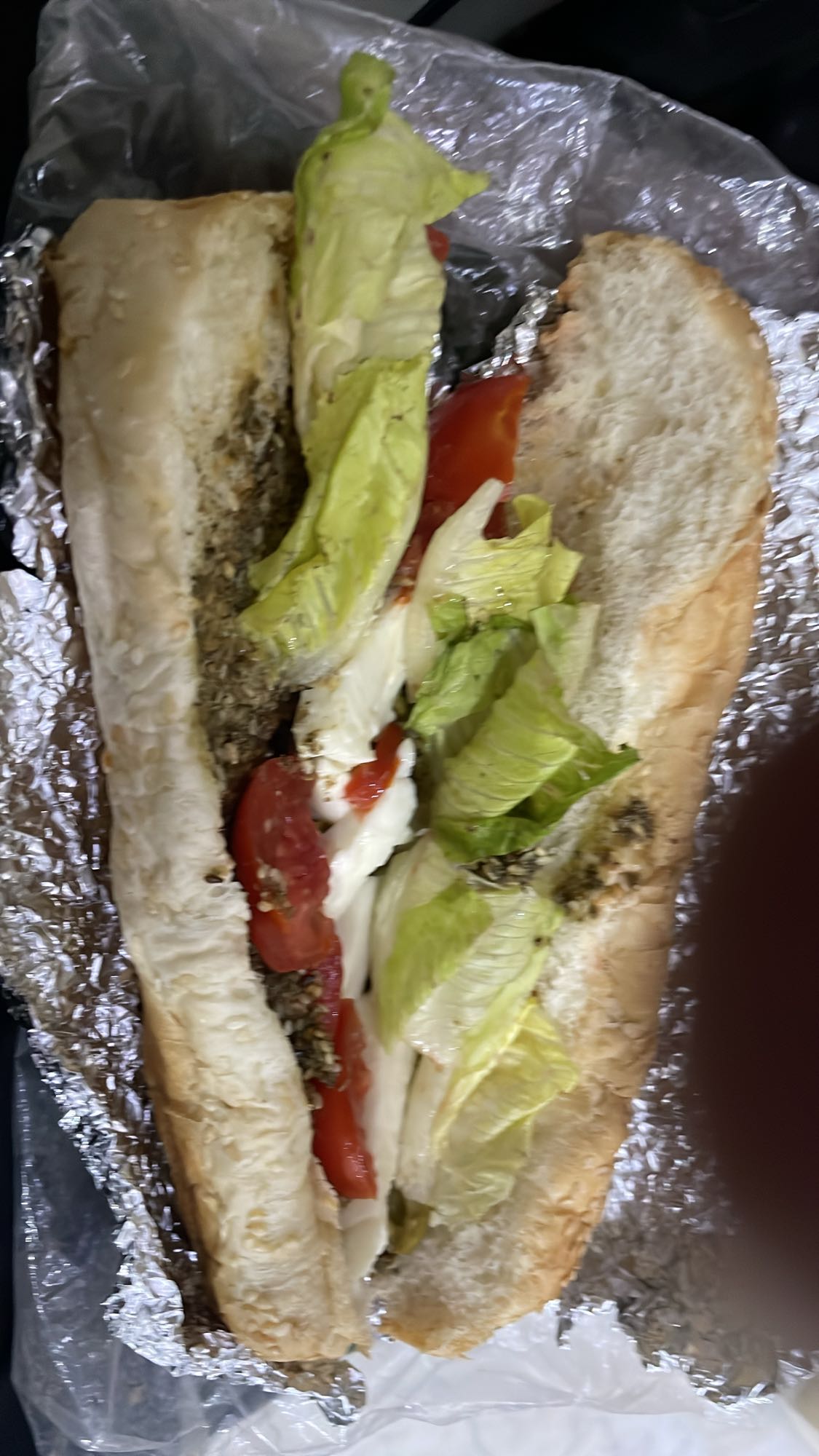 Mozzarella Veggie Sub