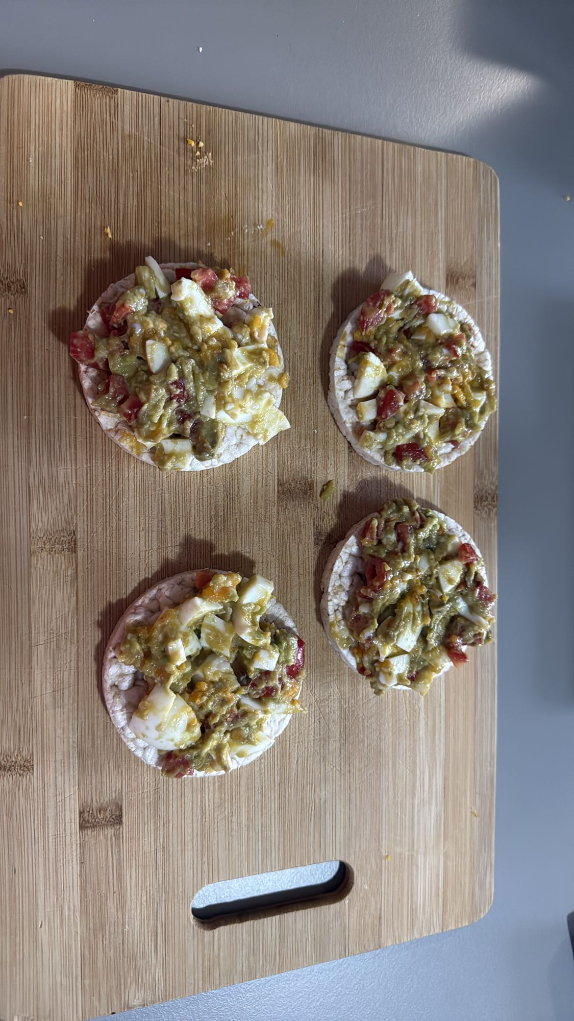 Rondele cu ou și legume