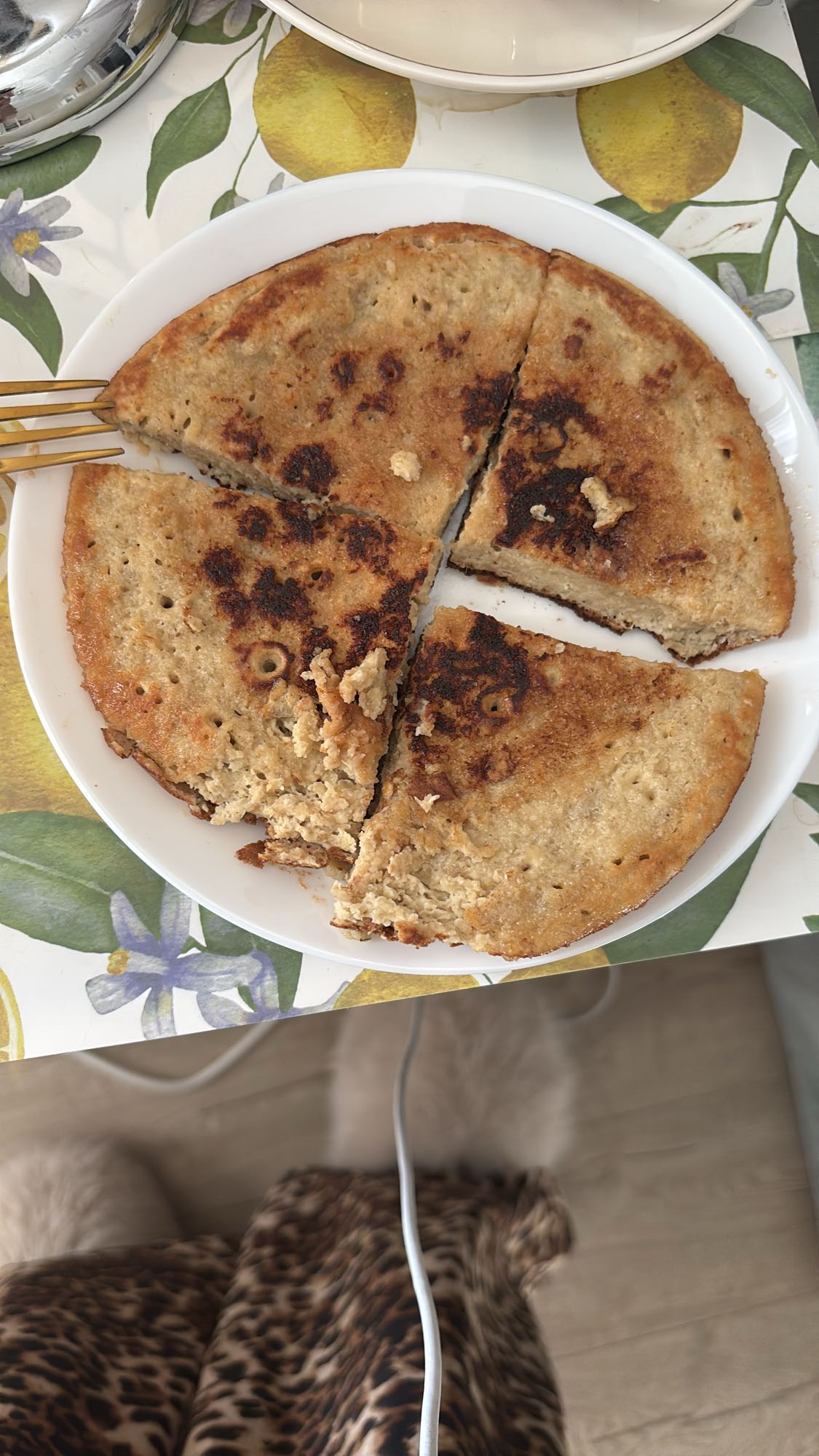 Placki bananowo-owsiane