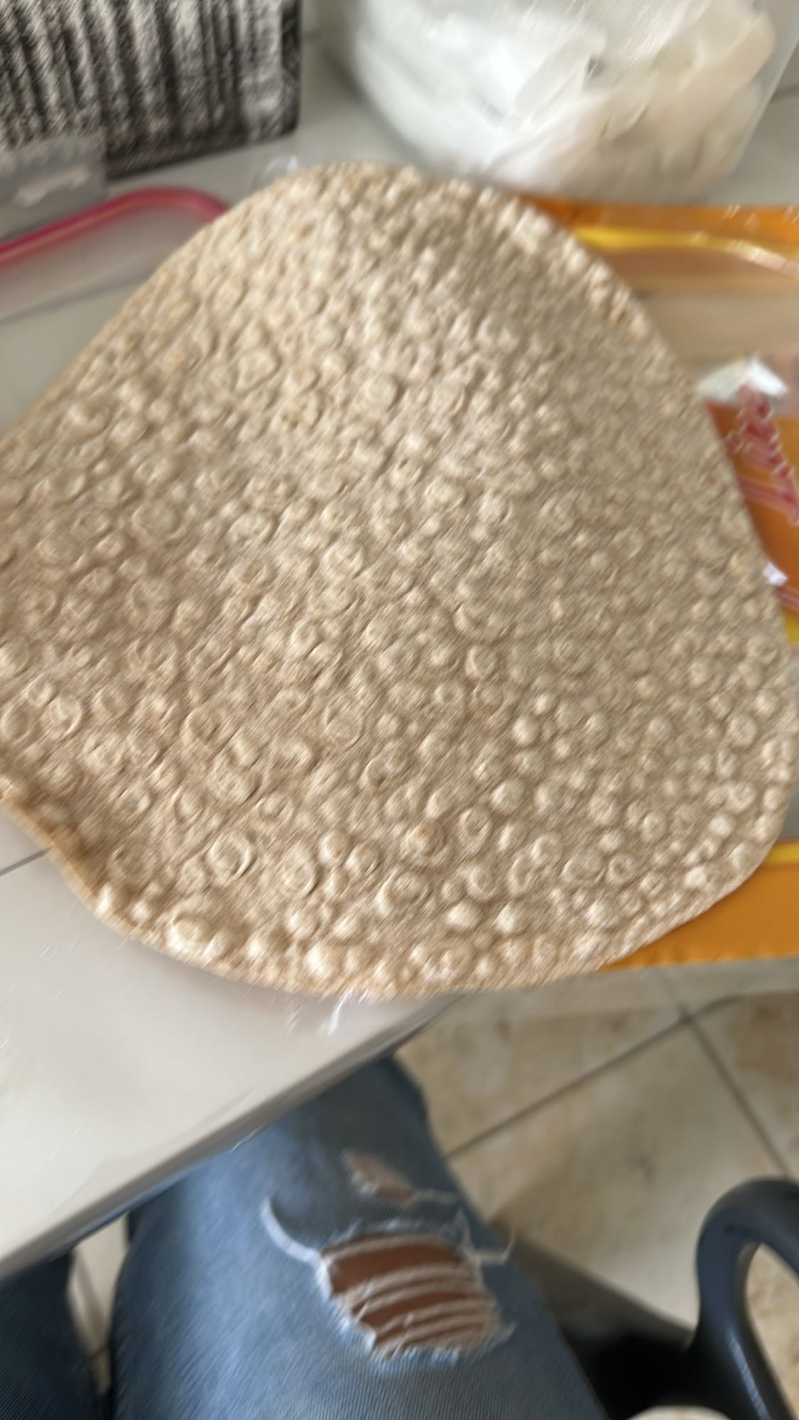 whole wheat flatbread