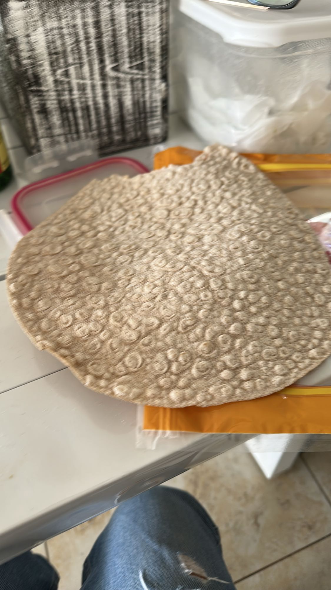 Whole grain flatbread