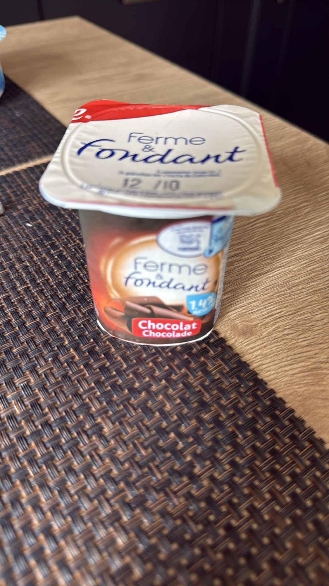 Yaourt chocolat ferme