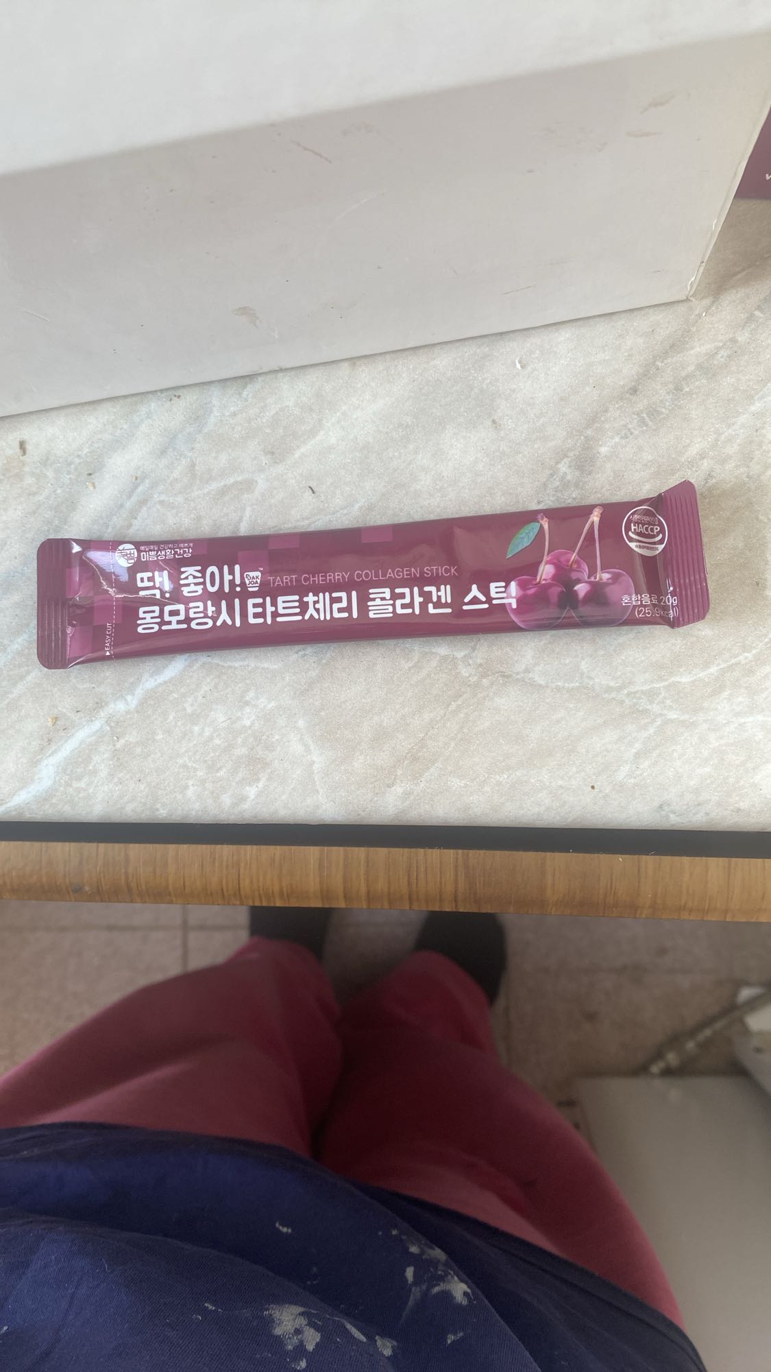 коллагеновая вишневая палочка