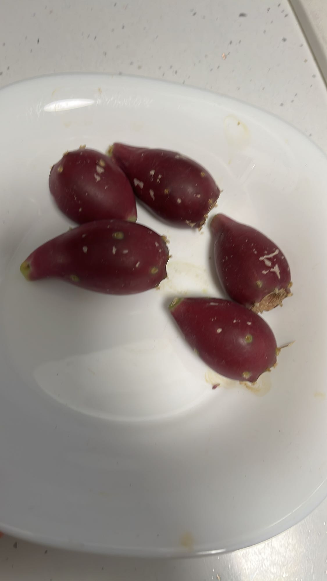 prickly pear fruit plate