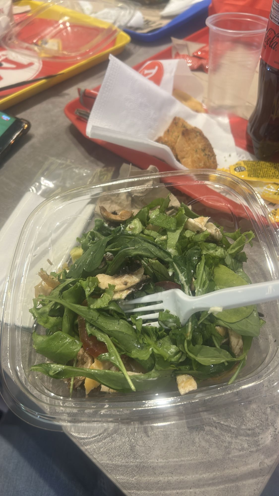 ensalada de pollo y verduras