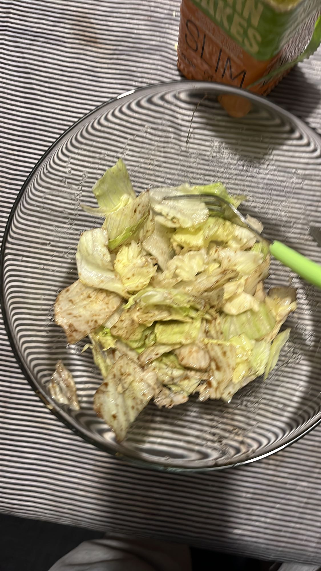 Салата айсберг с дресинг