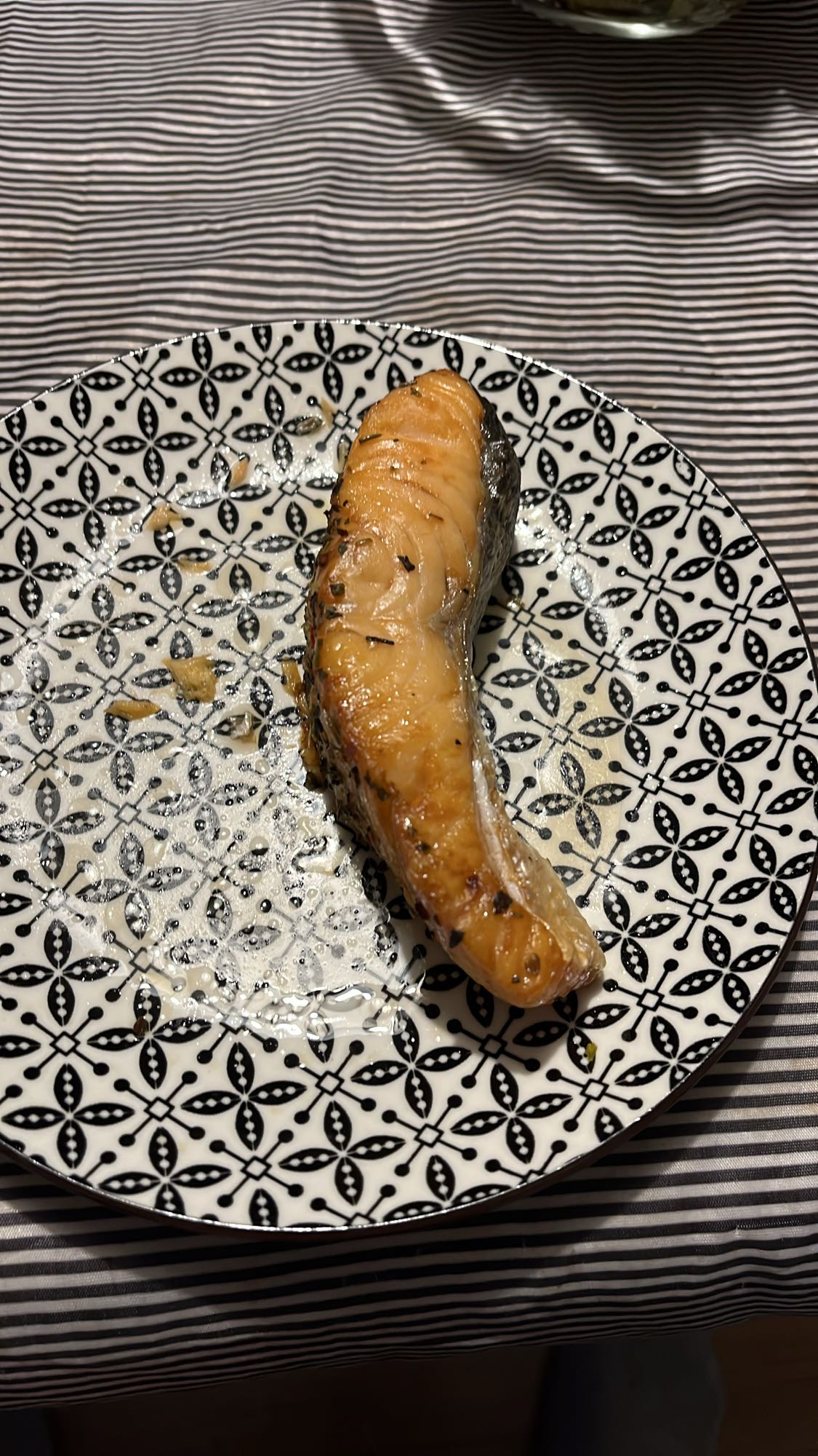 Печена сьомга