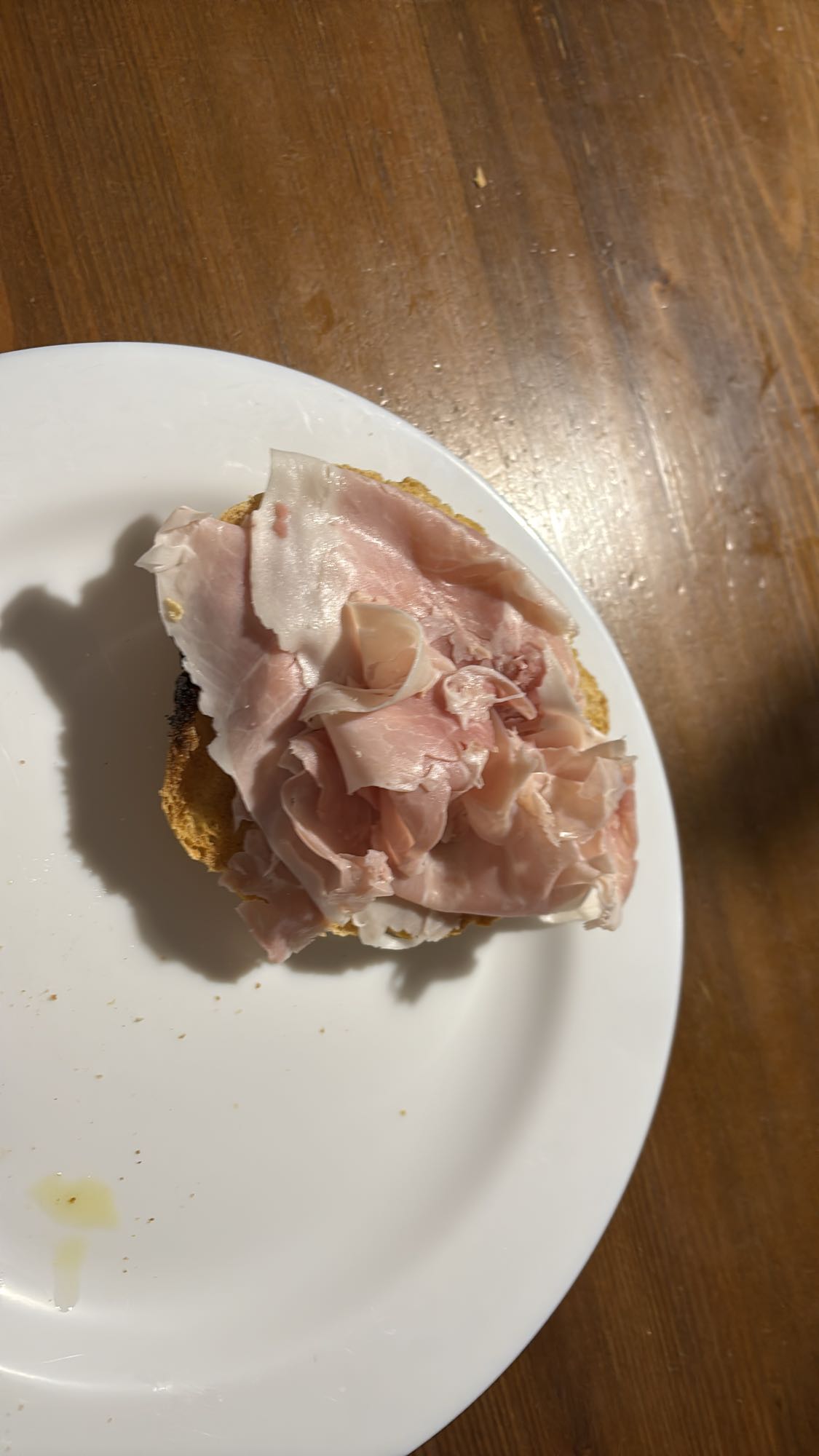 Pan con jamón