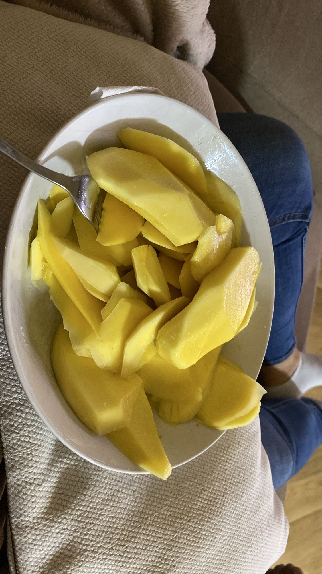Mango verde con sal y limón