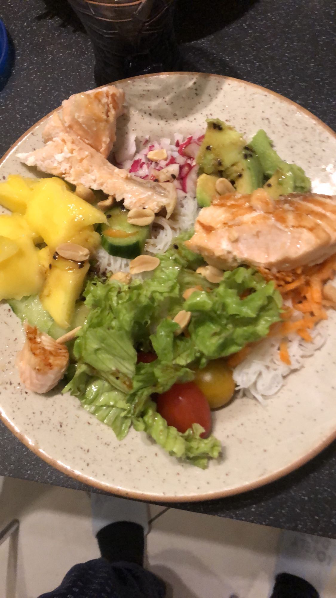 Salade de saumon frais