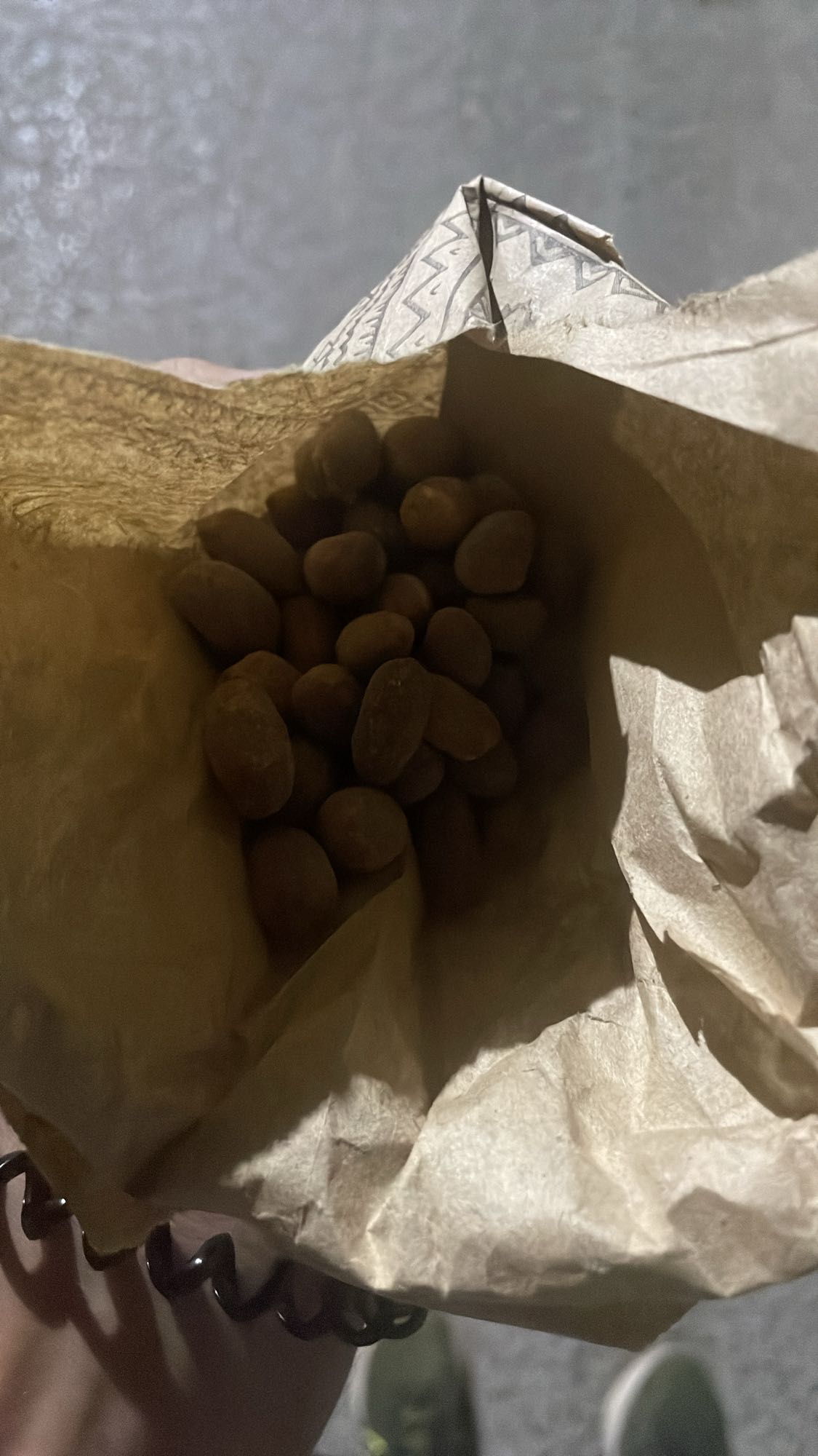 Amandes enrobées de chocolat