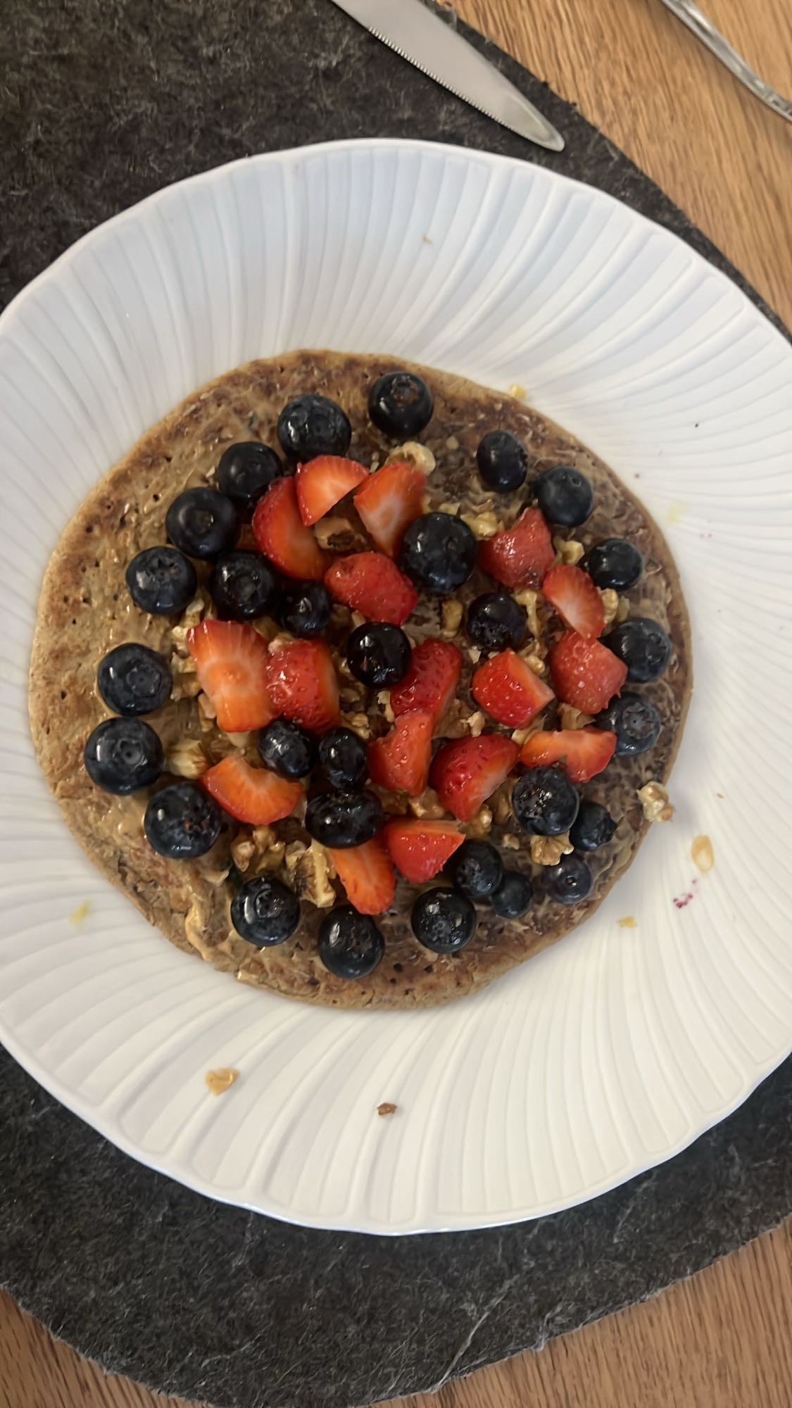 Berry Nut Oat Pancake
